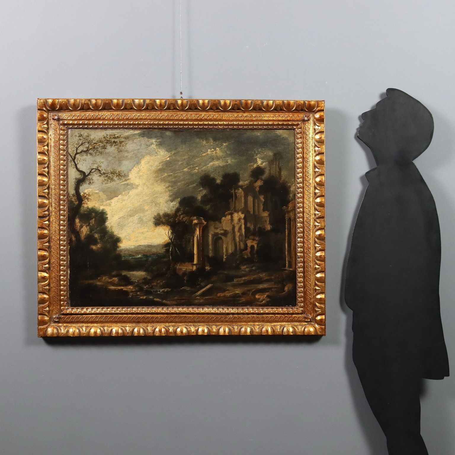 Antique Painting Attributed To Pieter De Witte II Oil On Canvas '600 photo furniture