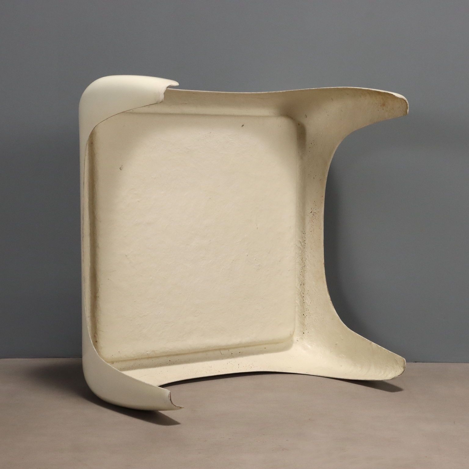 photo for sale Vintage Space Age Coffee Tables White Fiberglass Design 1960s
