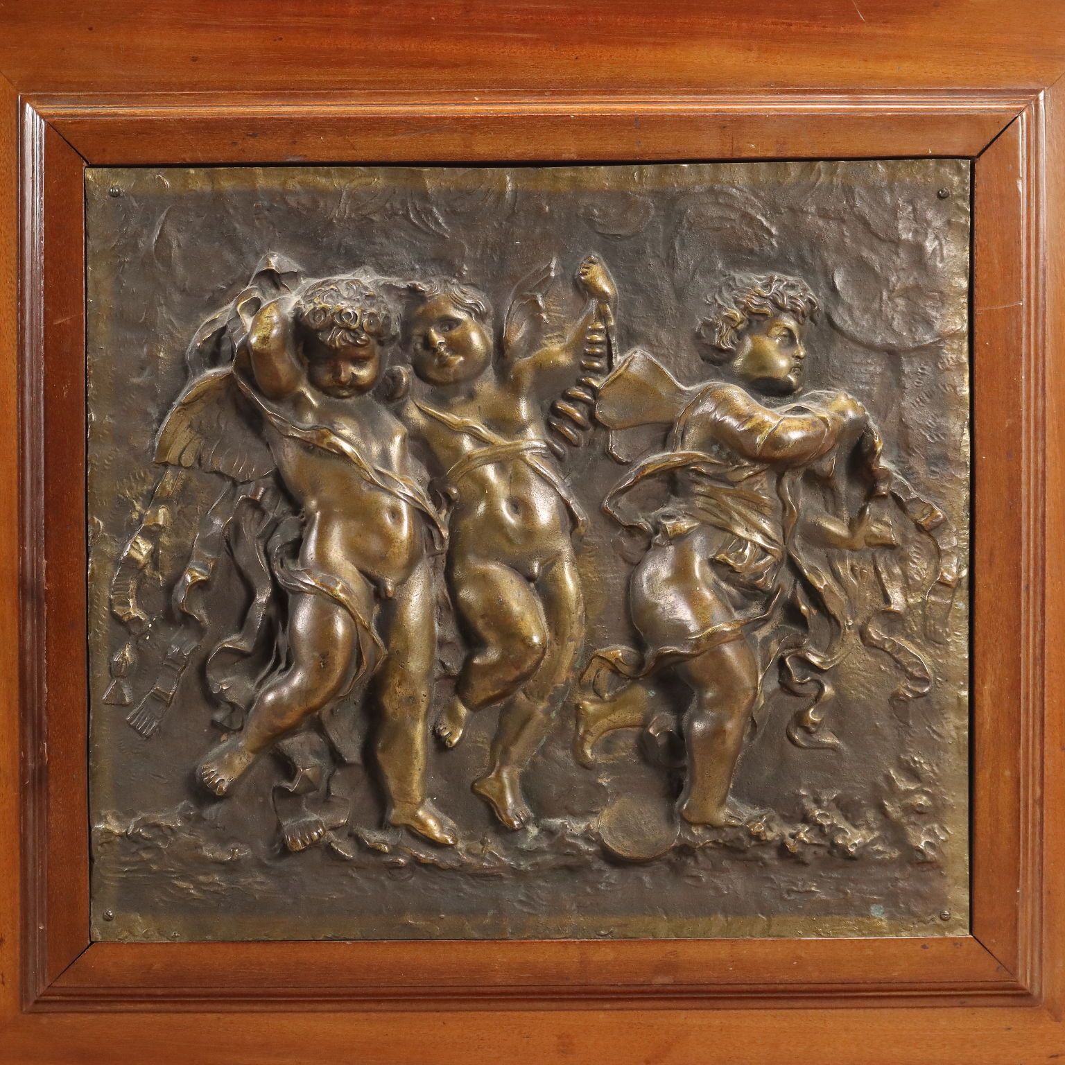 photo buy Cupboard Art Nouveau Mahogany Marble Italy XX Century