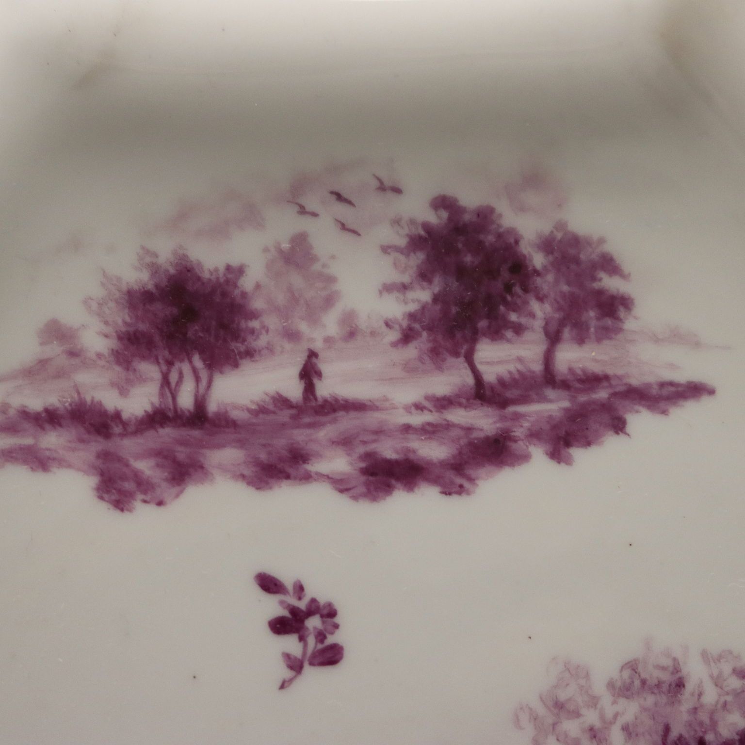 photo furniture Antique Tray And Cups Sèvres Porcelain France XX Century