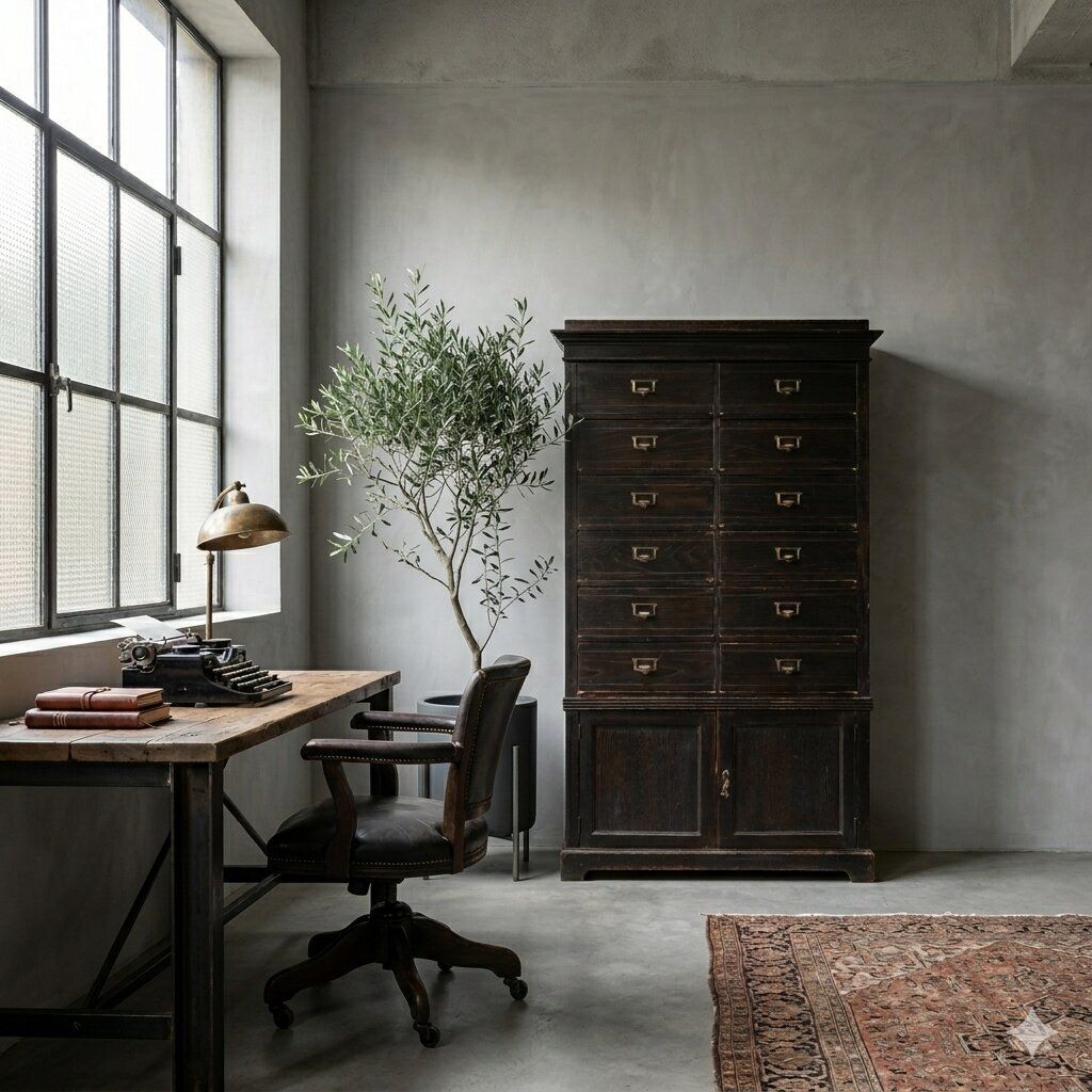 Antieke Ladekast Eiken Italië 20e Eeuw photo furniture
