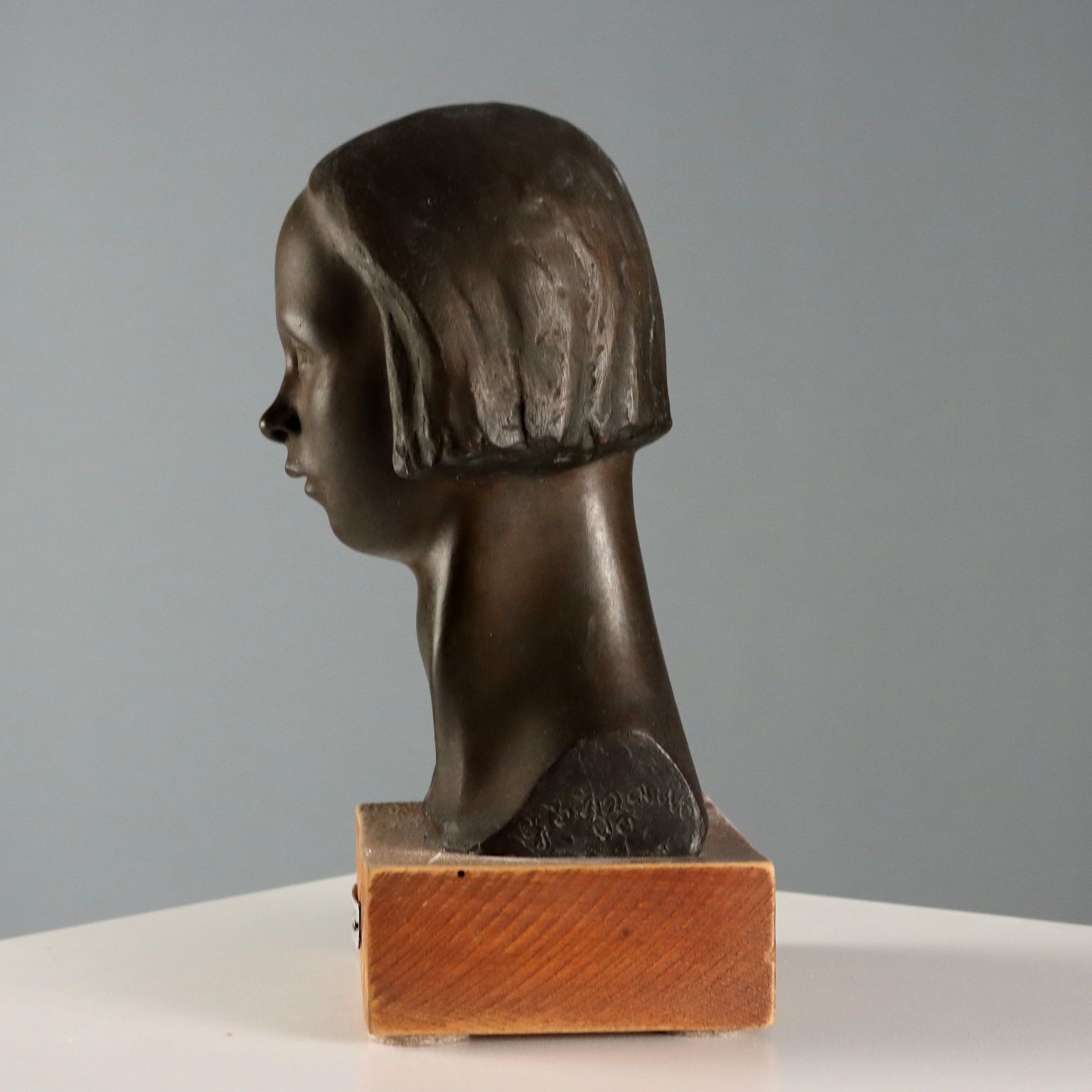 Antique Sculpture Bronze Signed Giovanni Tizzano XX Century photo Home Decor