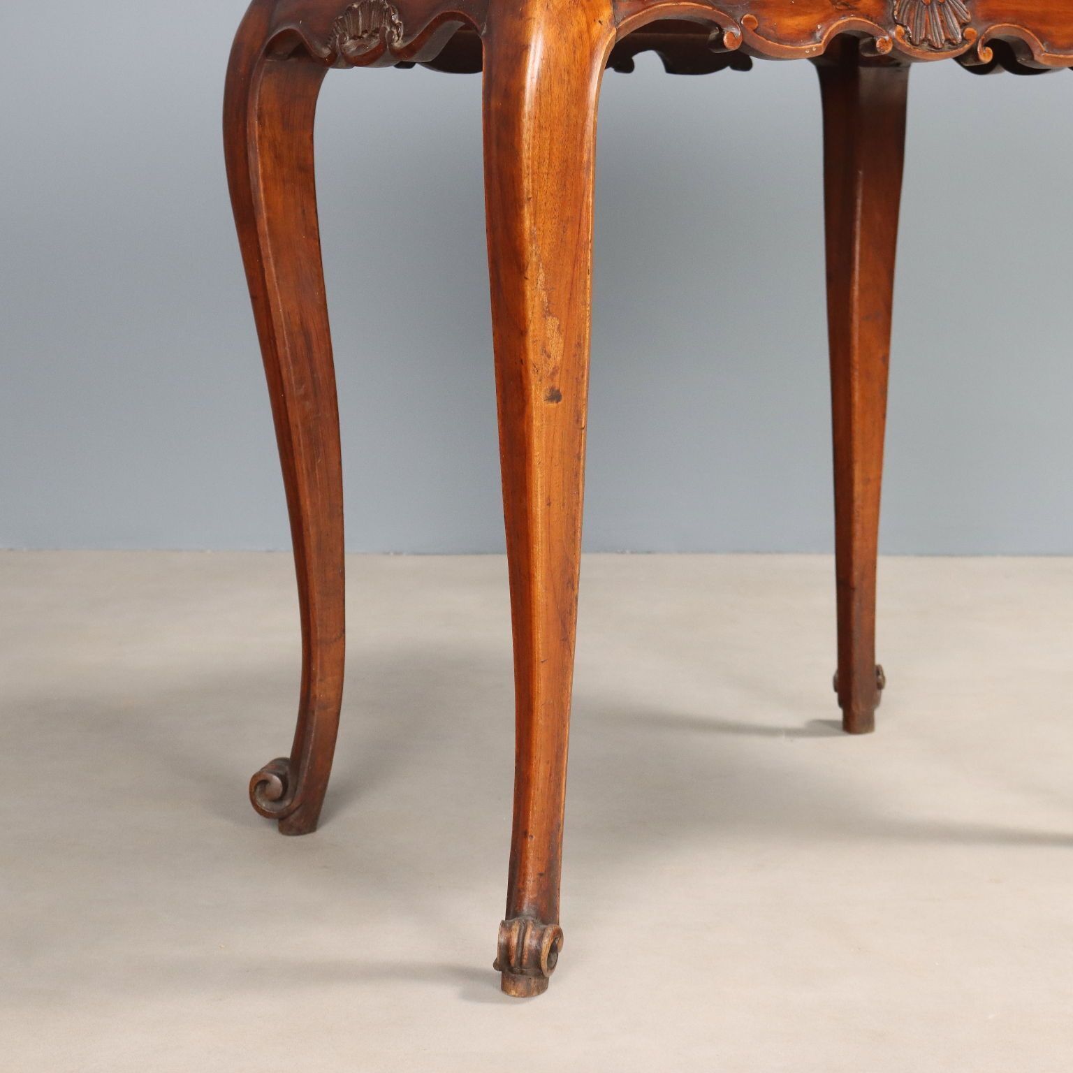 Antique Writing Desk Walnut Carvings Italy XIX Century photo buy