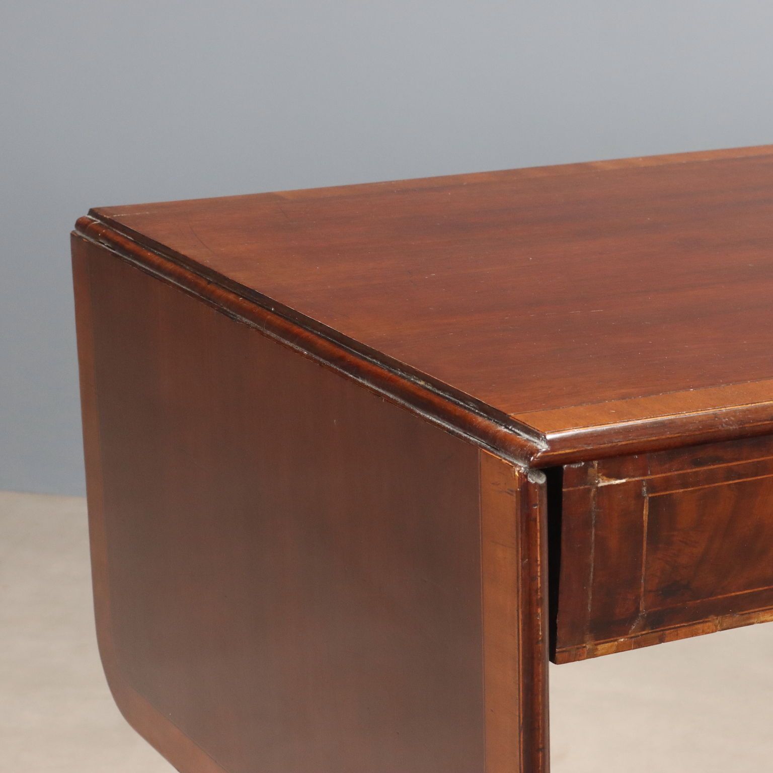 Antique Writing Desk Ebony Maple United Kingdom XX Century photo 730.0