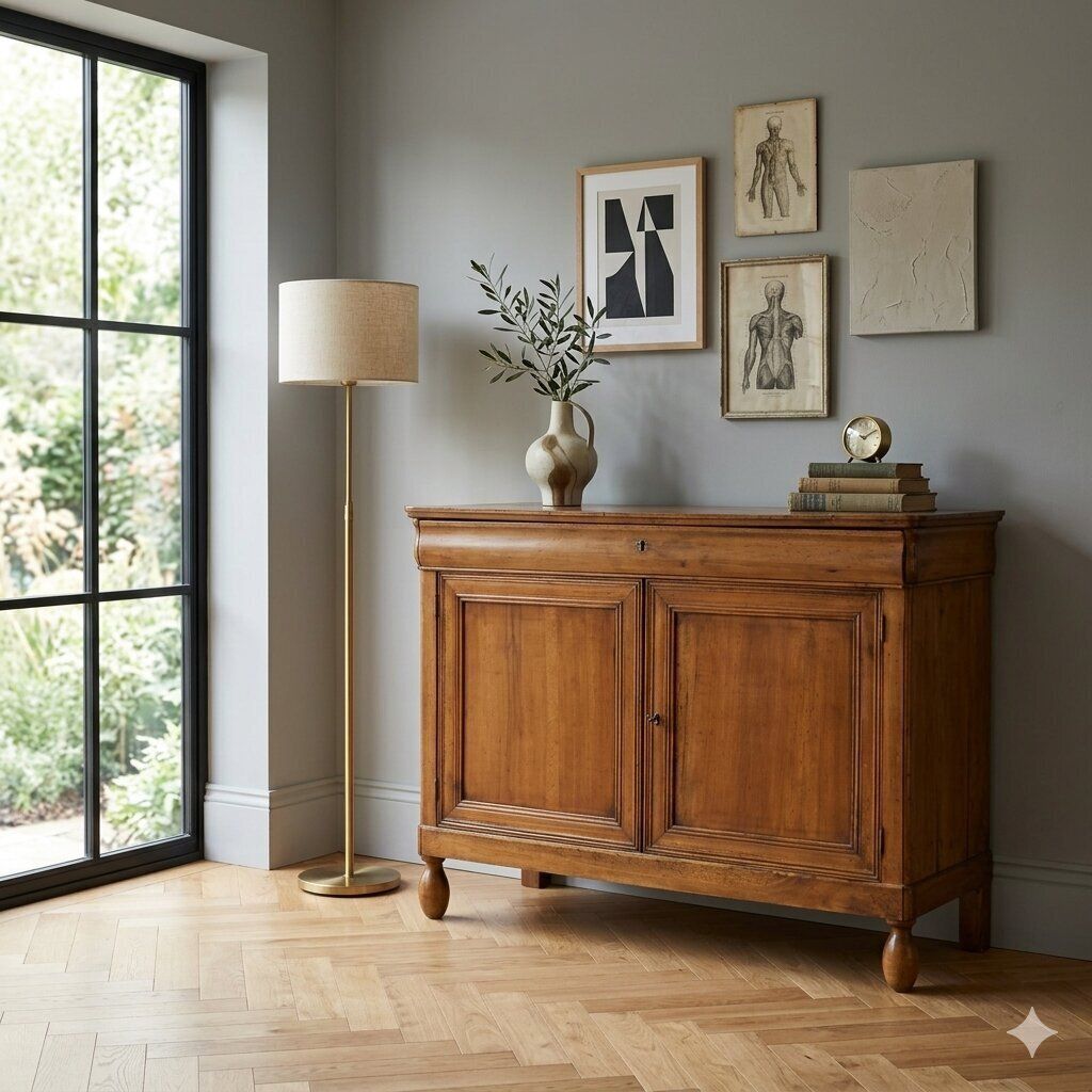 Antique Cupboard Walnut Fir Drawers Italy Early XX Century photo furniture