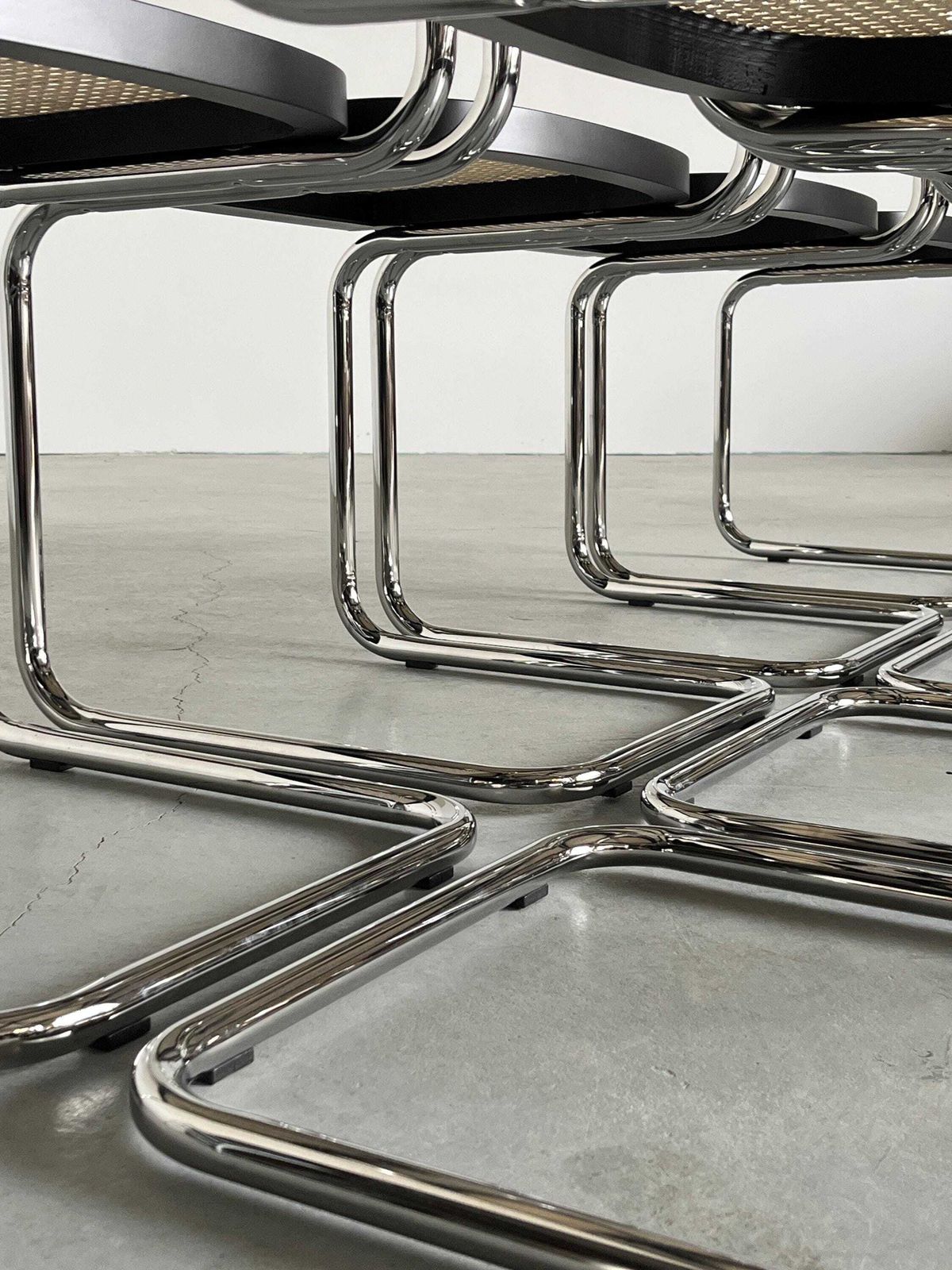 photo for sale Marcel Breuer Cesca Mid Century Modern Cantilever Chair / Bauhaus Style B32 Design Chairs