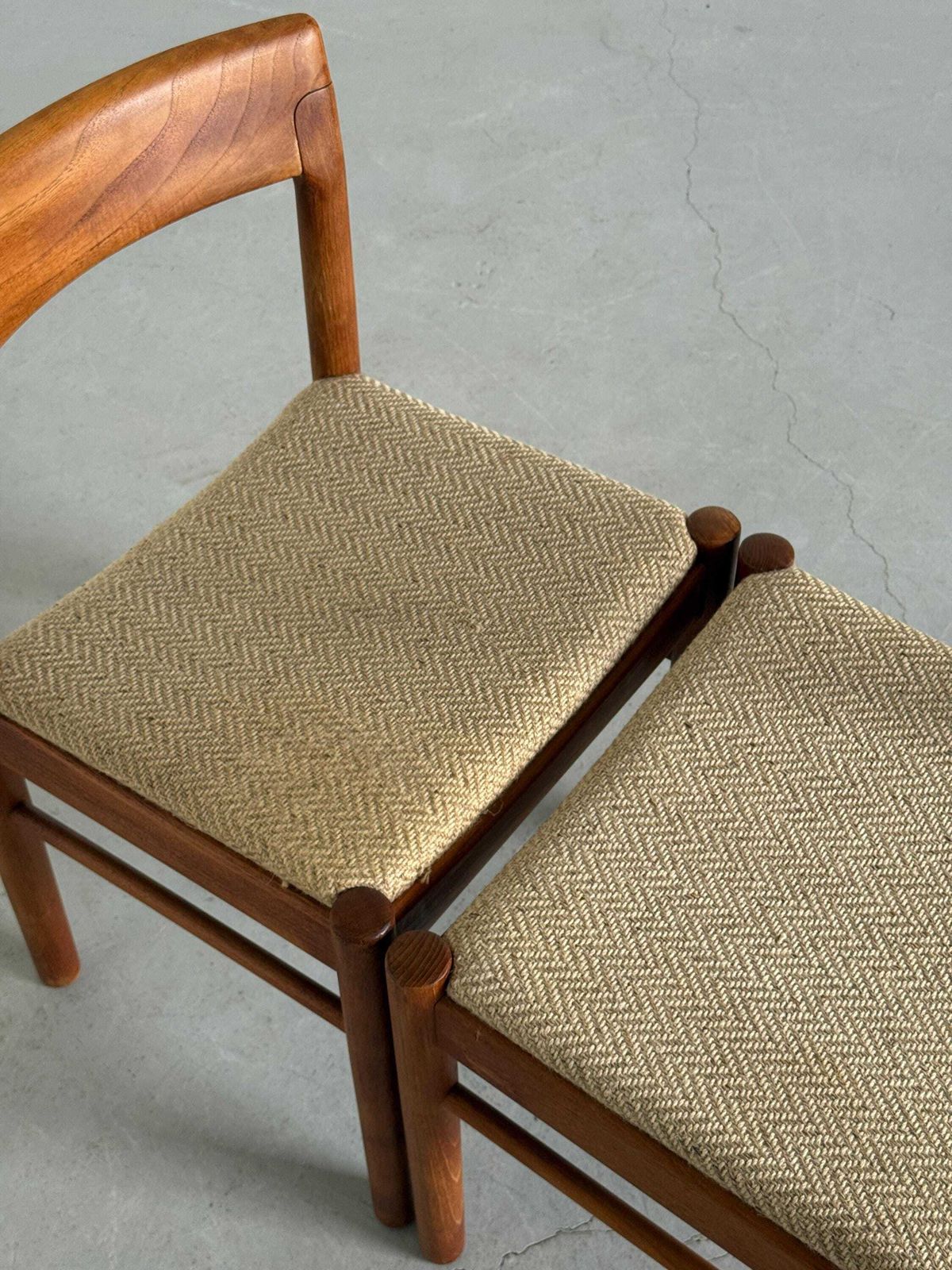 1358.0 Set Of 4 Teak Dining Chairs Produced By Bramin, Denmark, Circa 1960s photo