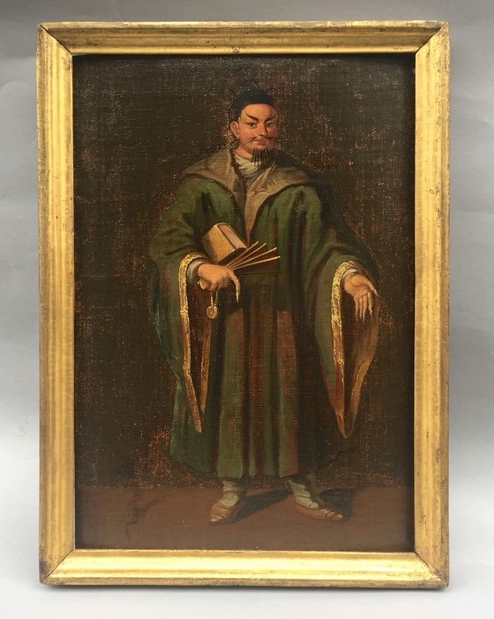 Portraits Of A Sultan And A Chinese Calligrapher photo Art