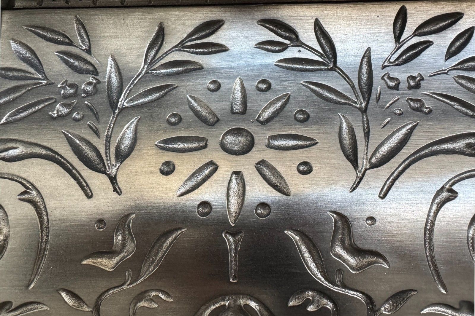 Fireplace Grate Victorian 19th Century Cast Iron Antique Reclaimed 1889 1893 photo vintage