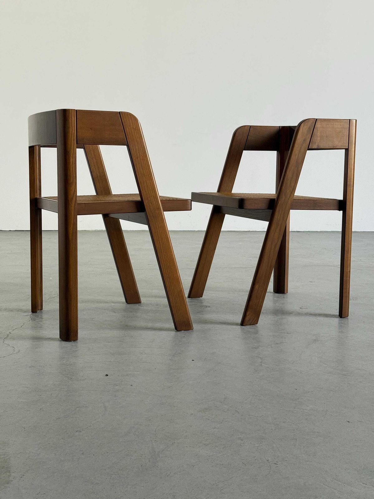 Pair Of Mid Century ‘Programma C’ Chairs By Tito Agnoli For Citterio, 1970s photo vintage