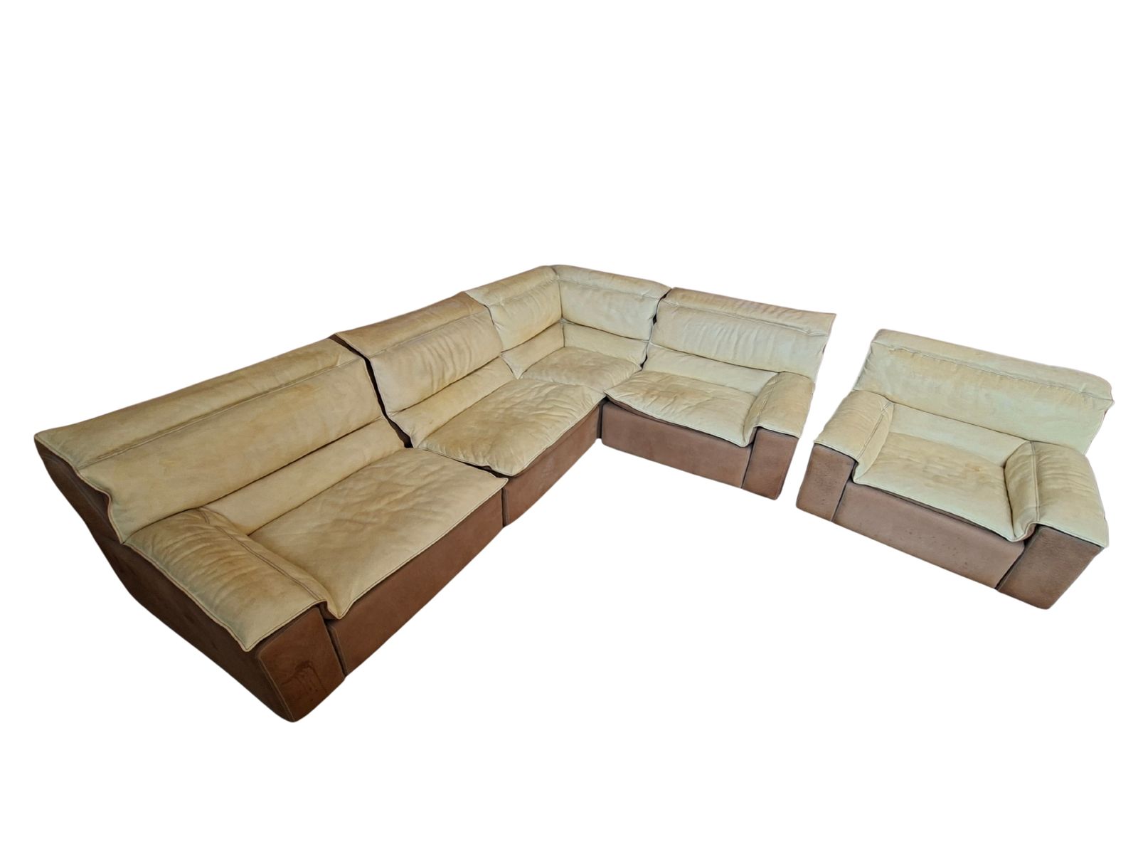 Iconico Divano Componibile "Bogo" + Poltrona– Carlo Bartoli Per Rossi Di Albizzate (1970) photo furniture