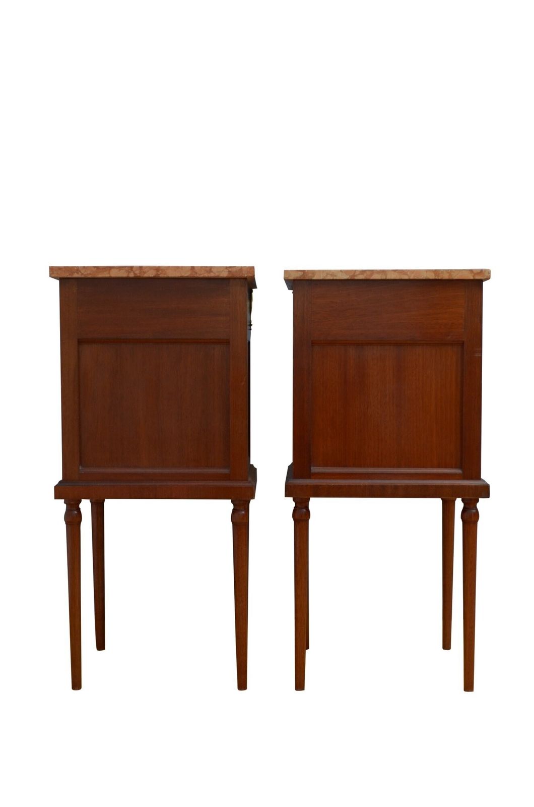 Antique Pair Of Bedside Cabinets Or Lamp Stands photo vinterior