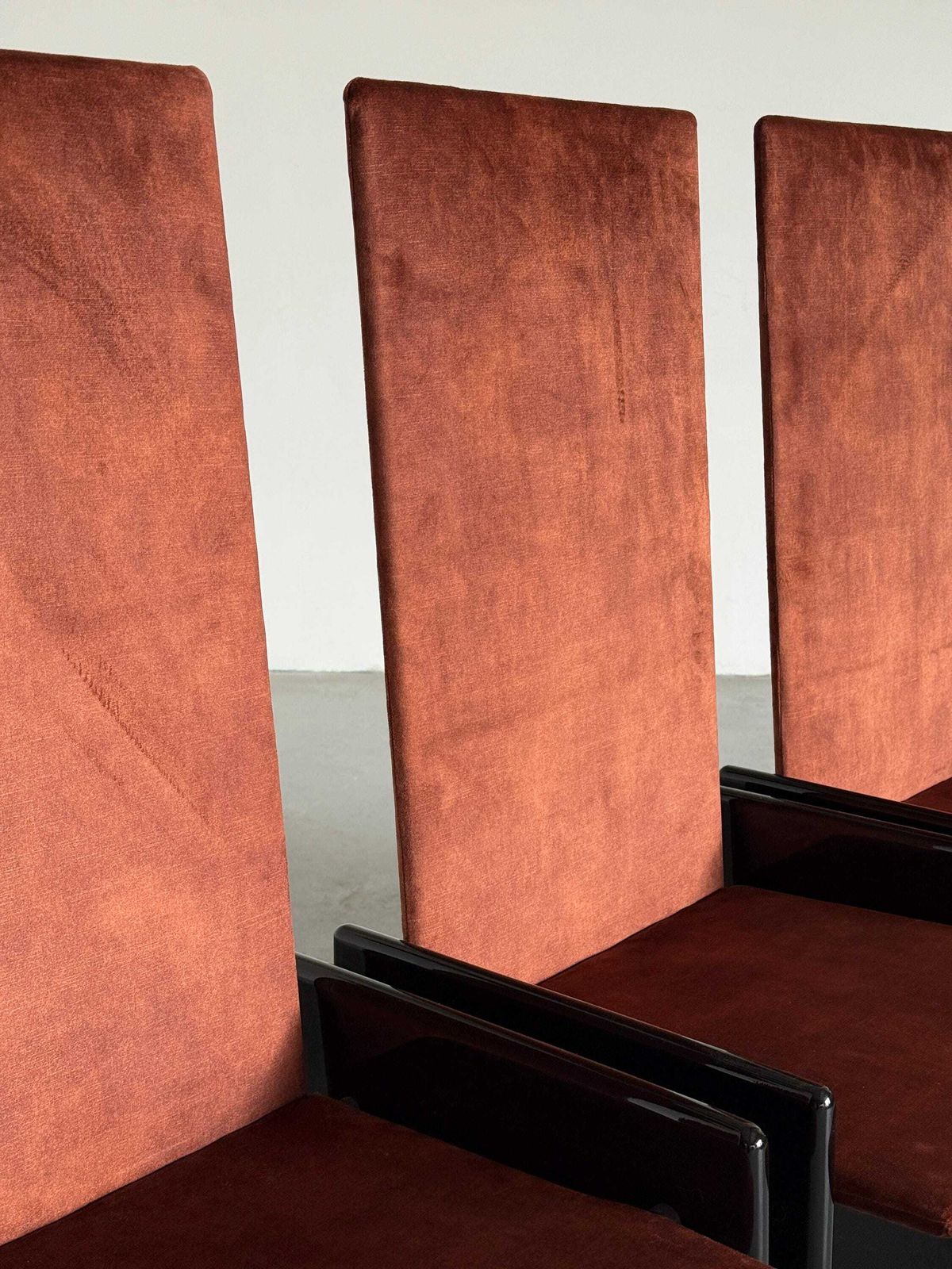 photo furniture Set Of 6 Kazuki Chairs By Kazuhide Takahama For Gavina, 1968 Italy