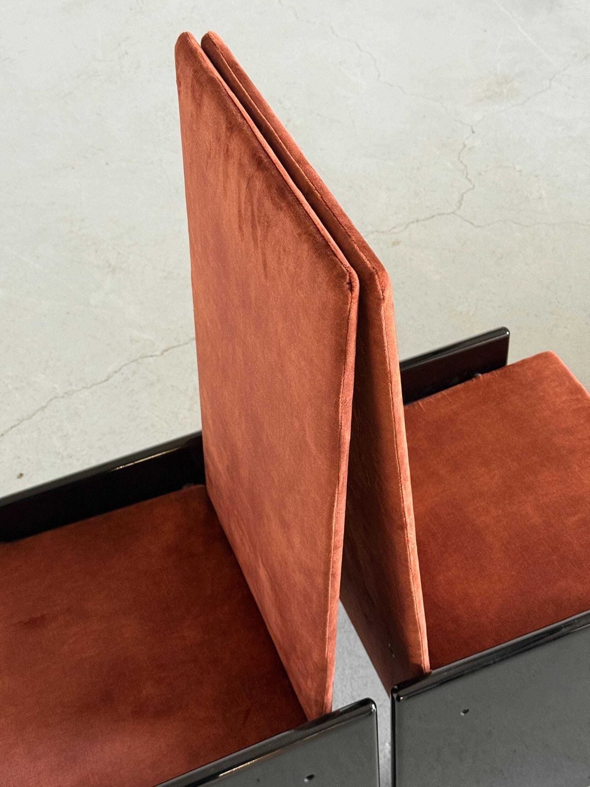 photo vinterior Set Of 6 Kazuki Chairs By Kazuhide Takahama For Gavina, 1968 Italy