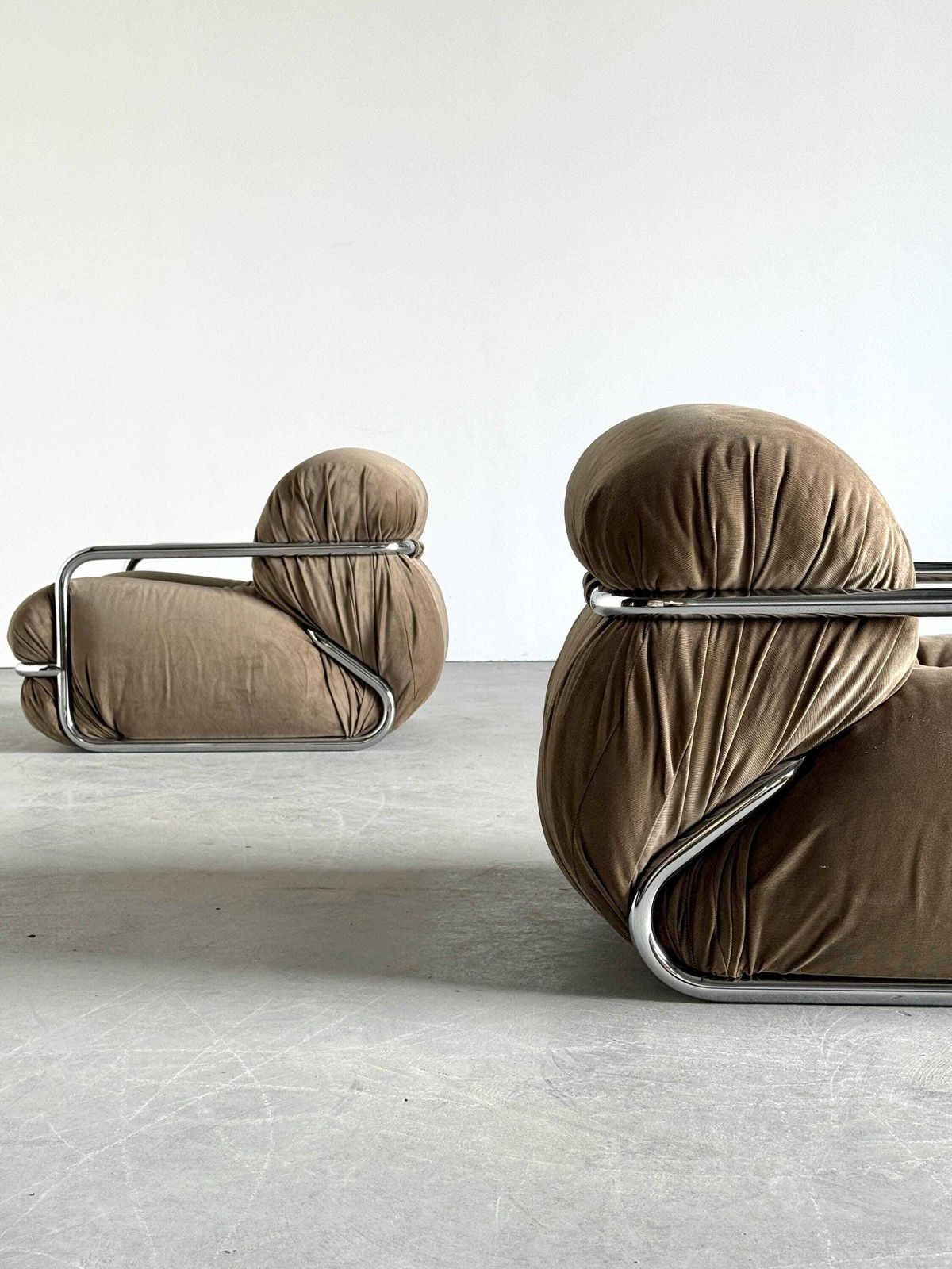 Reserved Pair Of Vintage Italian Armchairs By Mario Sabot, 1970s photo buy