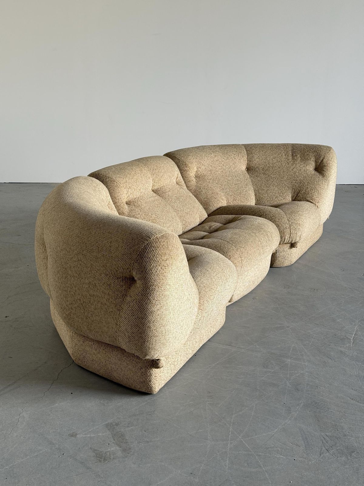 Reserved Large Mid Century ‘Nuvolone’ Modular Sofa Or Living Room Set By Rino Maturi For Mimo Padova, 1970s Italy photo vintage