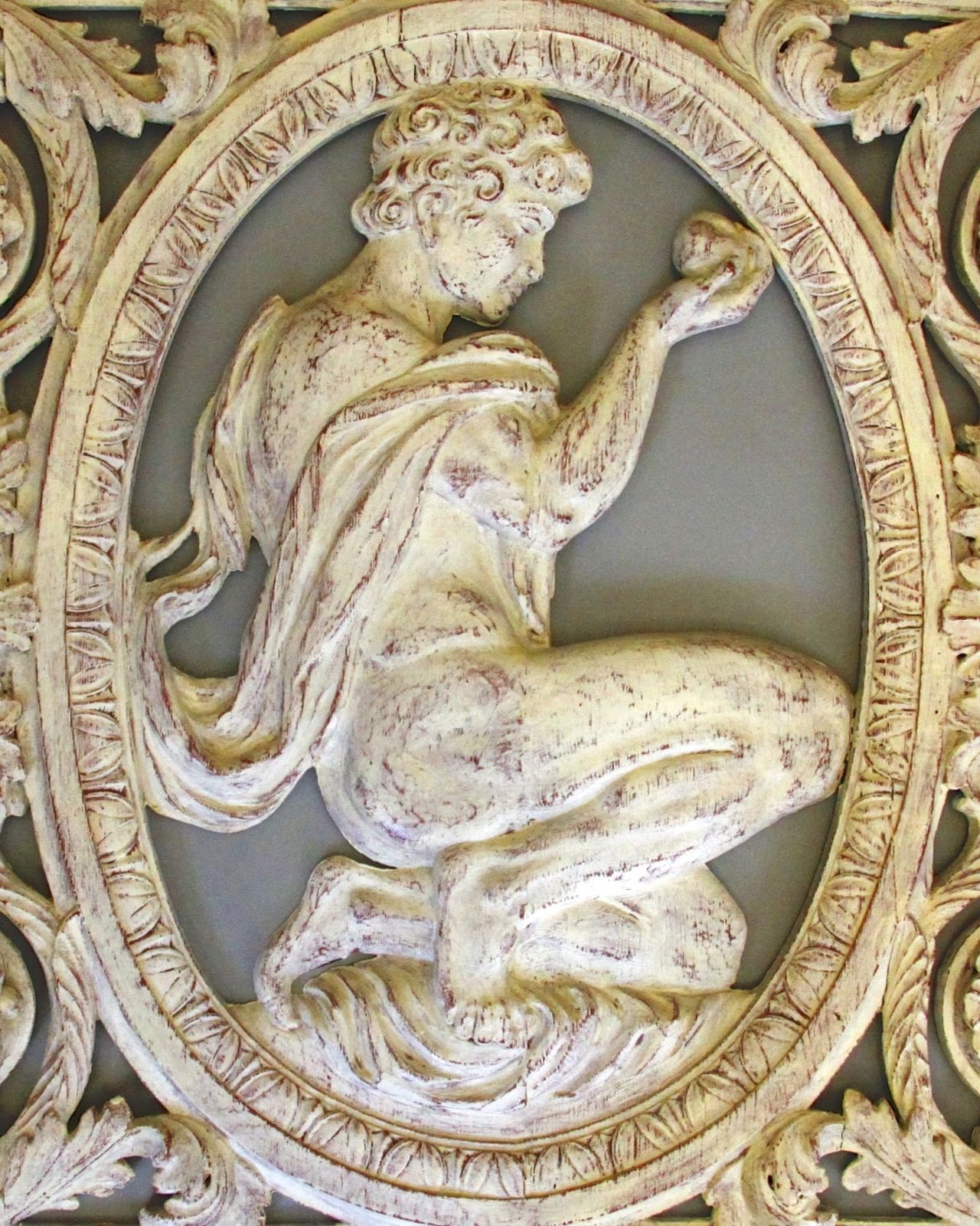 Ornamental Fanlight From A Dutch Canal House: Judgment Of Paris
