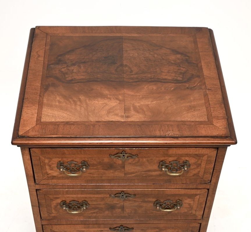Antique Burr Walnut Chest On Legs photo buy