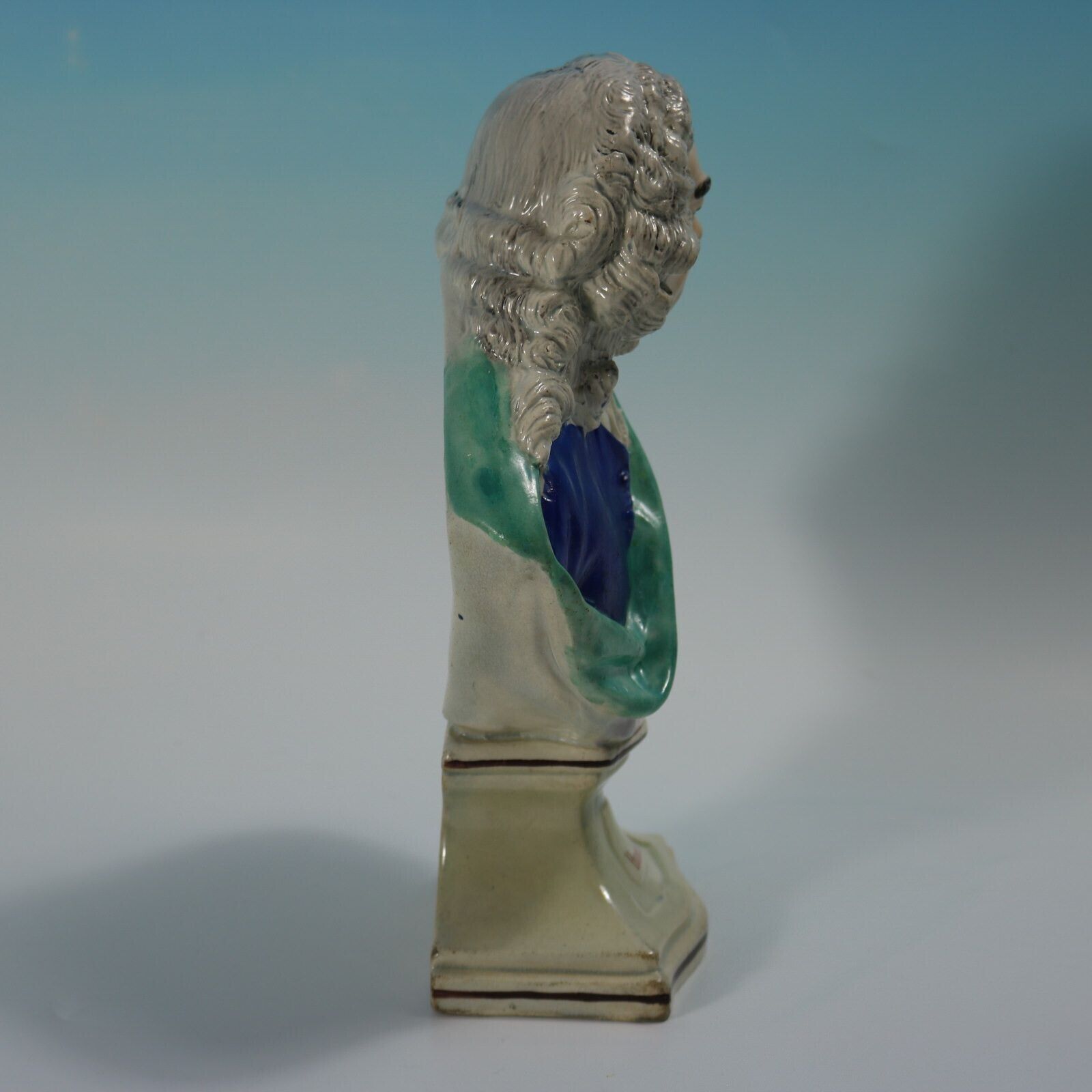 Staffordshire Pearlware Bust Of The Composer Handel photo buy