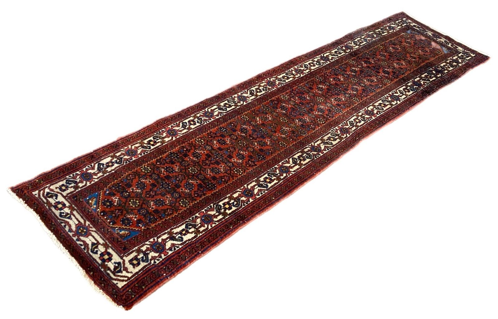 Vintage Hamadan Runner 2.83m X 0.76m photo for sale