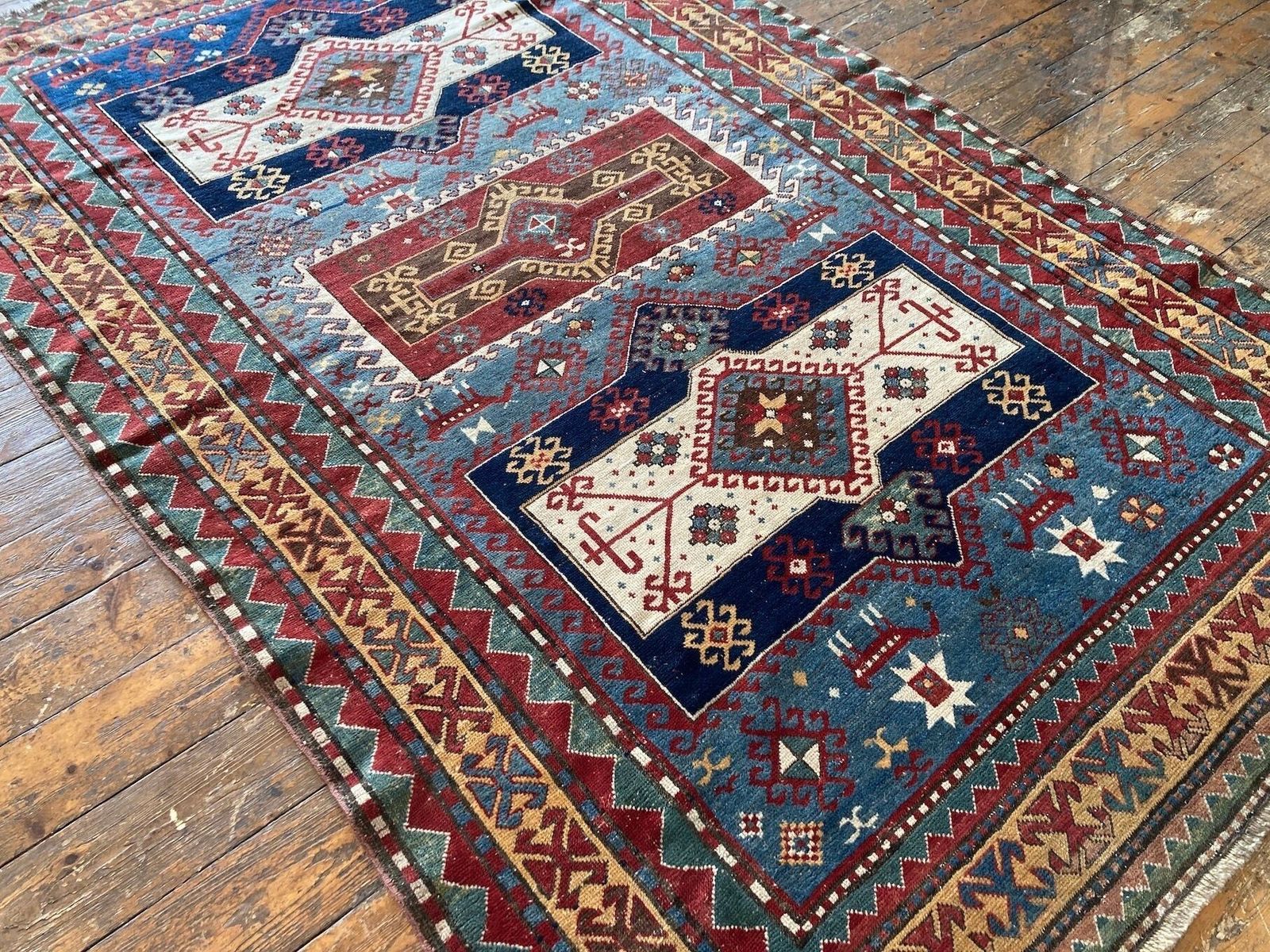 Antique Caucasian Kazak Rug 2.43m X 1.62m photo 4900.0