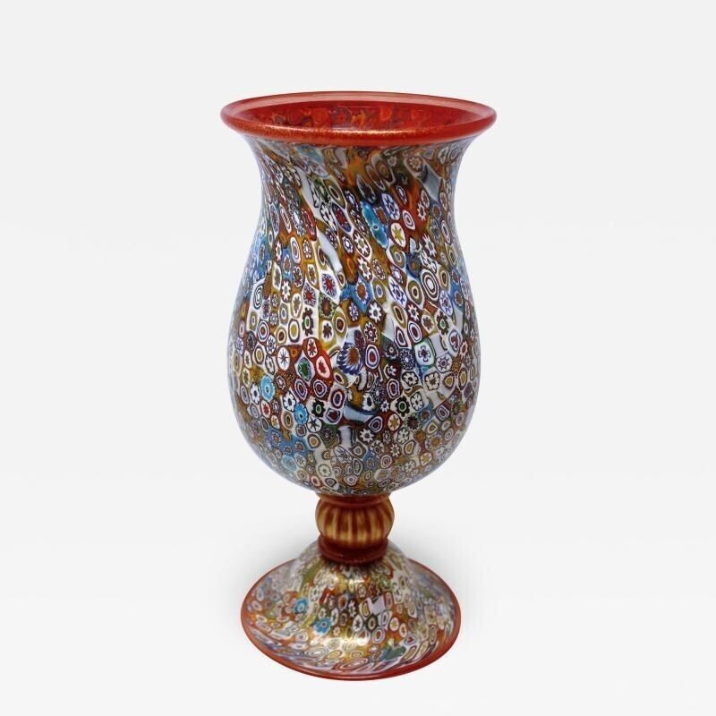 Gambaro & Poggi   Murrine Murano Vase By Gambaro photo buy