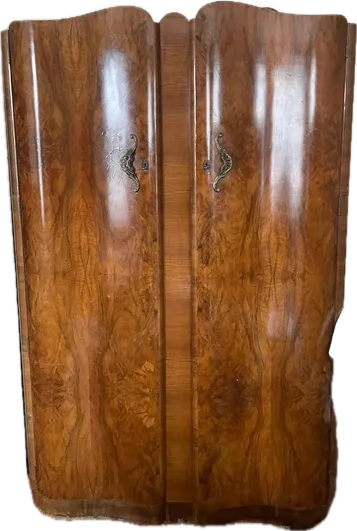 1950's Walnut Wardrobe