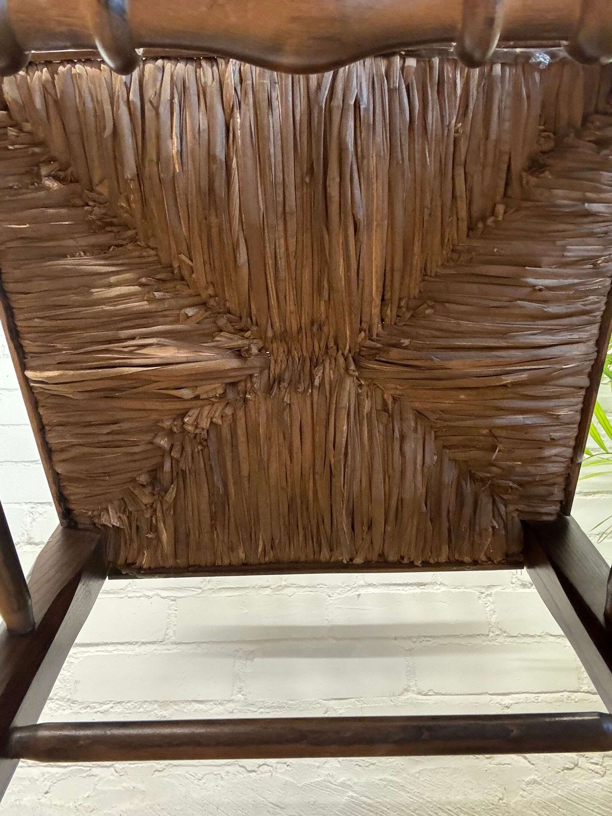 Antique Lancashire Carver Chair With Rush Seat photo buy