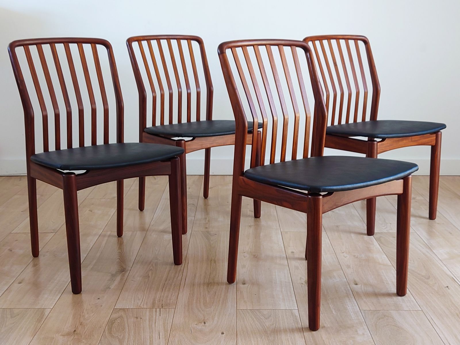 Mid Century Retro Danish Dining Chairs By Svenda Aage Madsena photo for sale