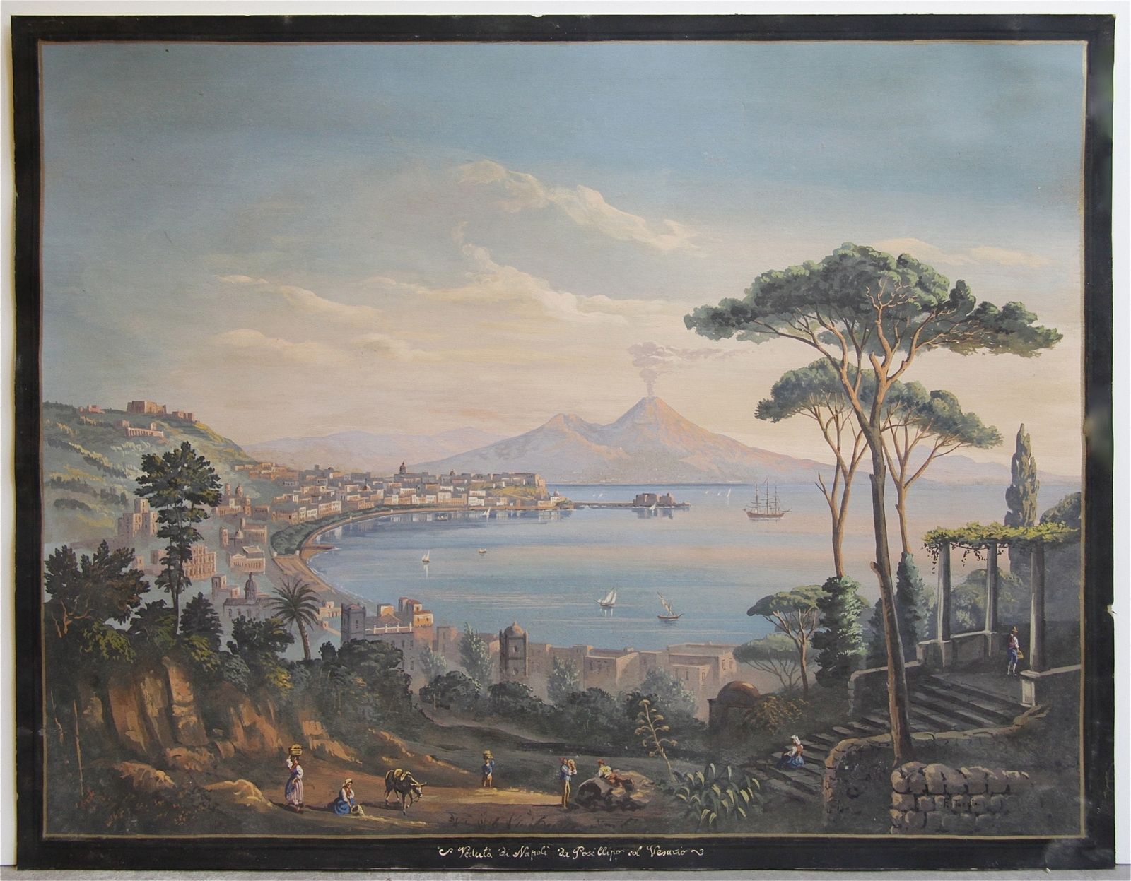 Pair Grand Tour Views Of Naples photo for sale