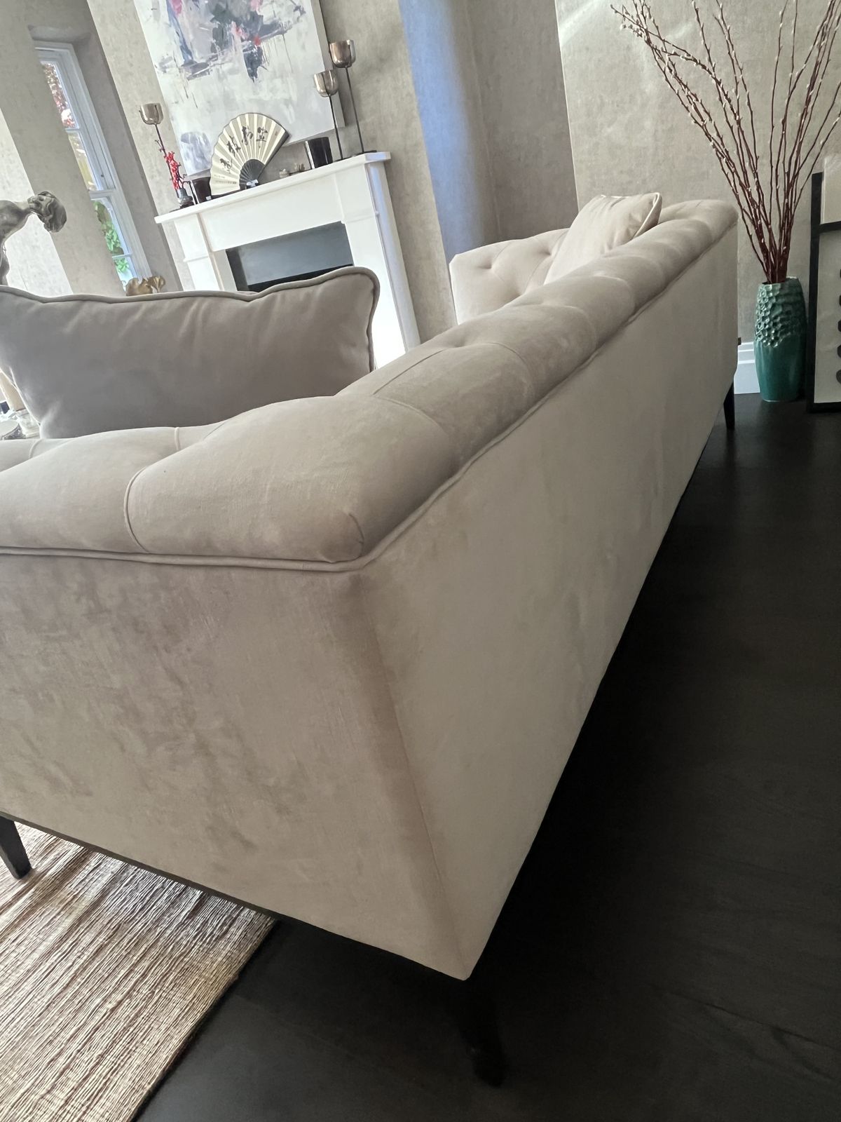 Eichholz Cesare 1x 3 Person Sofa, Cushions And 2no. Armchairs   Virtually Unused photo vinterior