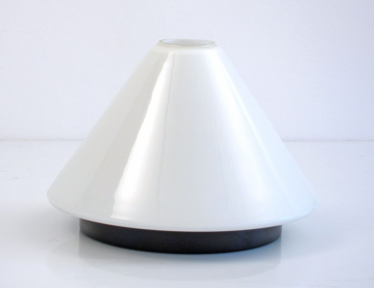 50s Philips Louis Kalff Glass & Metal Table Lamp – Mid Century Design photo for sale