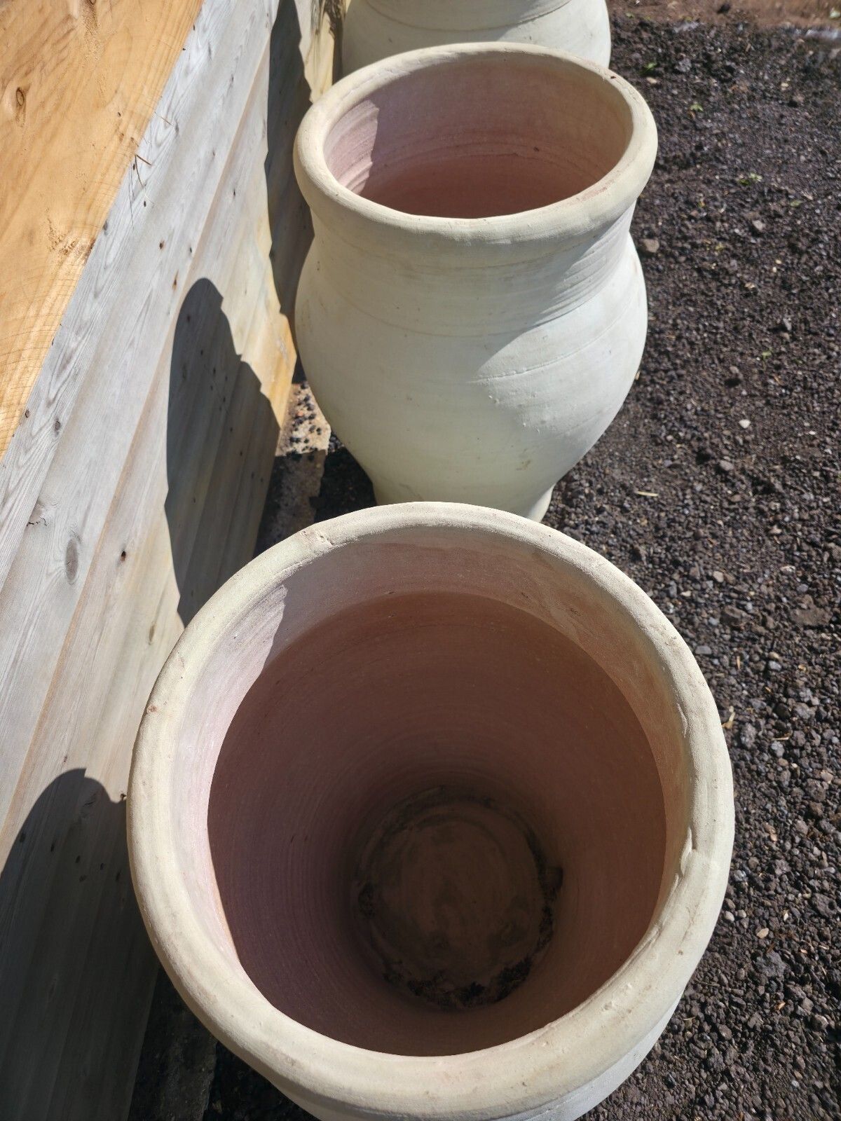 Large Rustic Mediterranean Terracotta Olive Tree Garden Plant Pot Planter Urn photo vintage