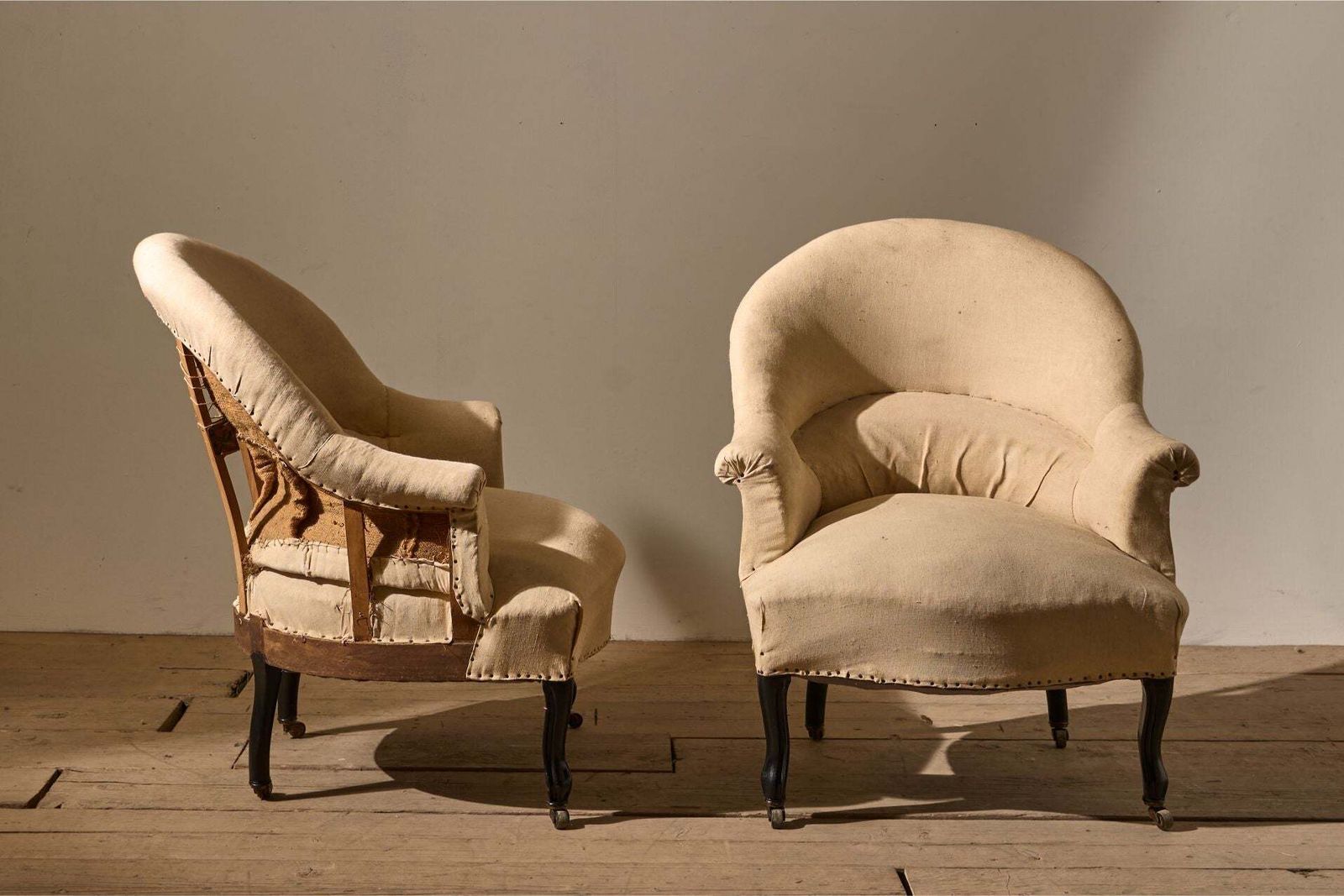 Pair Of Napoleon III Tub Chairs photo Furniture