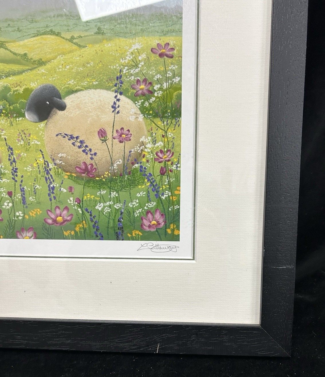 Lucy Pittaway Framed 'It's The Little Things In Life' Signed Print photo Art