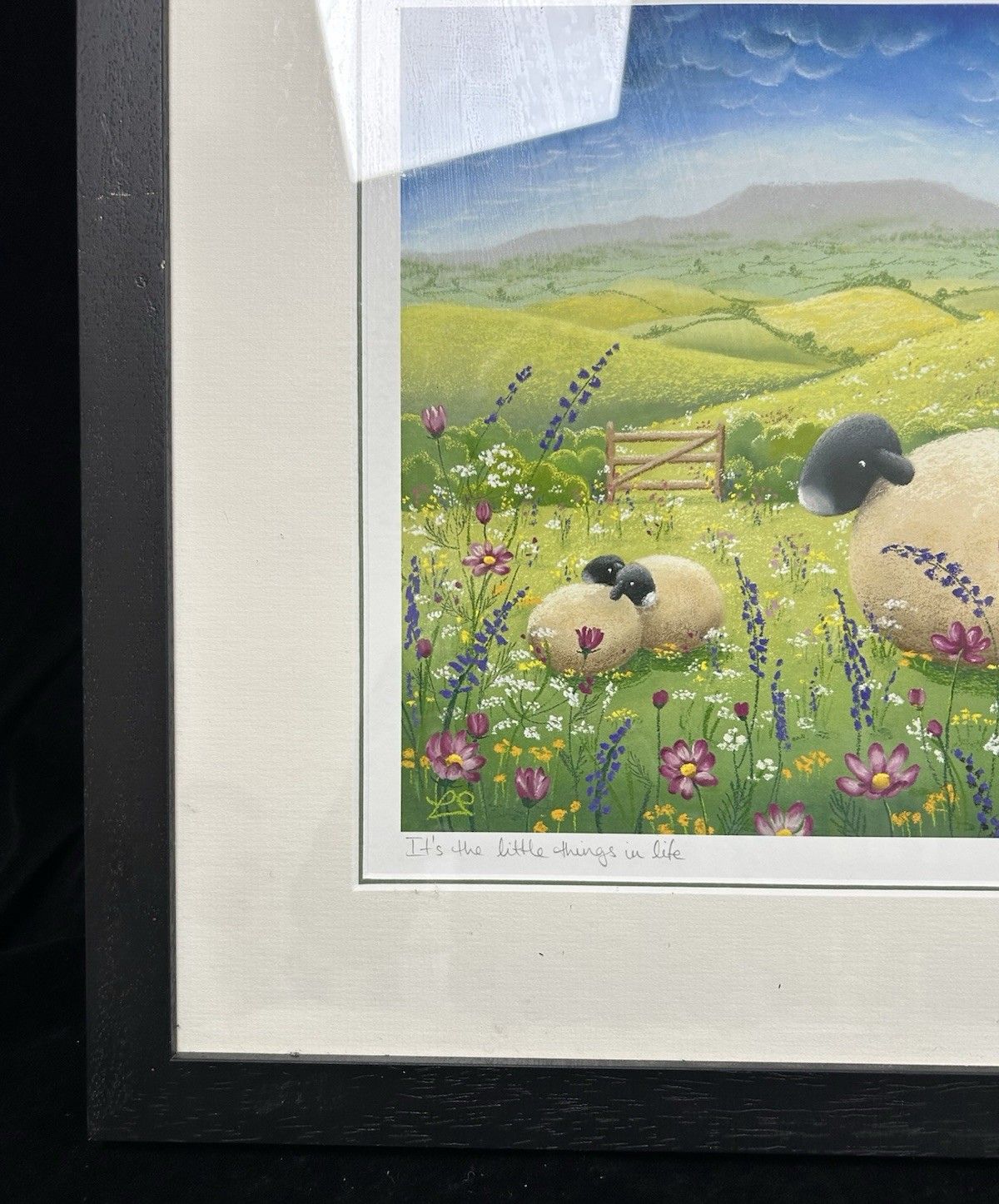 Lucy Pittaway Framed 'It's The Little Things In Life' Signed Print photo 120.0