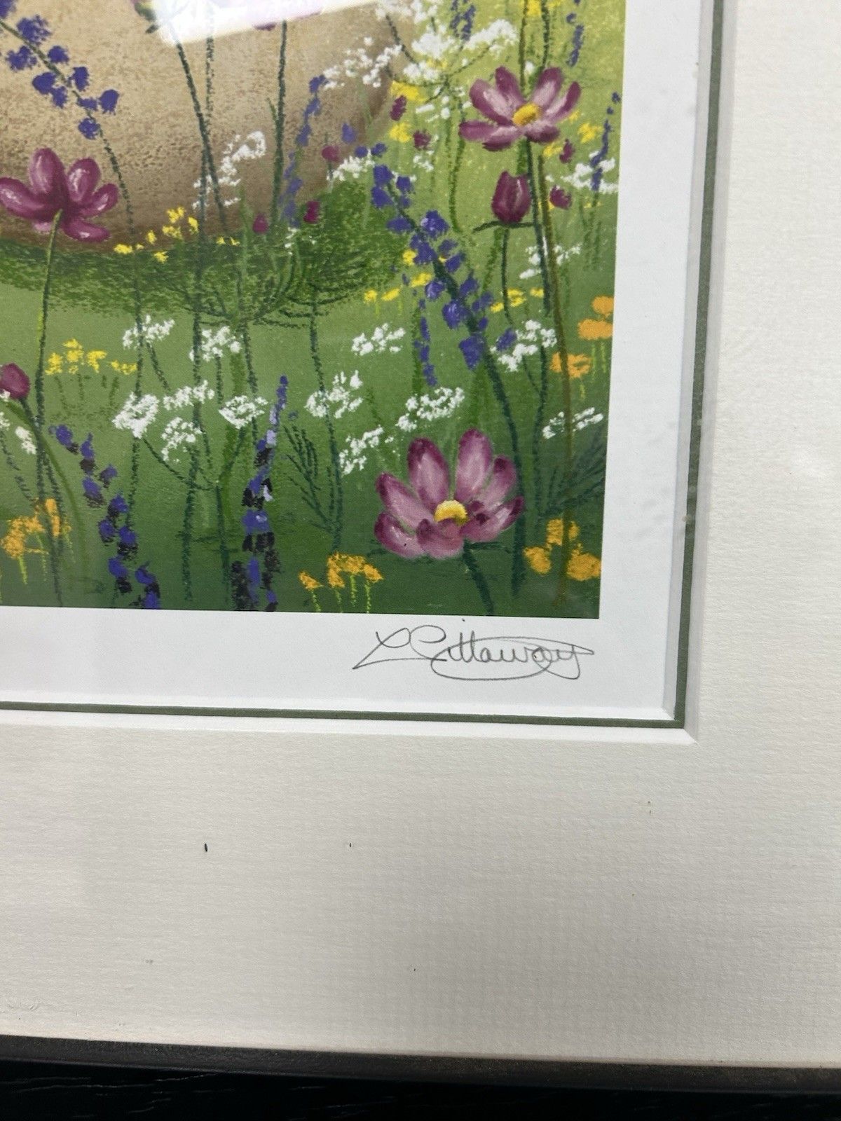 photo furniture Lucy Pittaway Framed 'It's The Little Things In Life' Signed Print