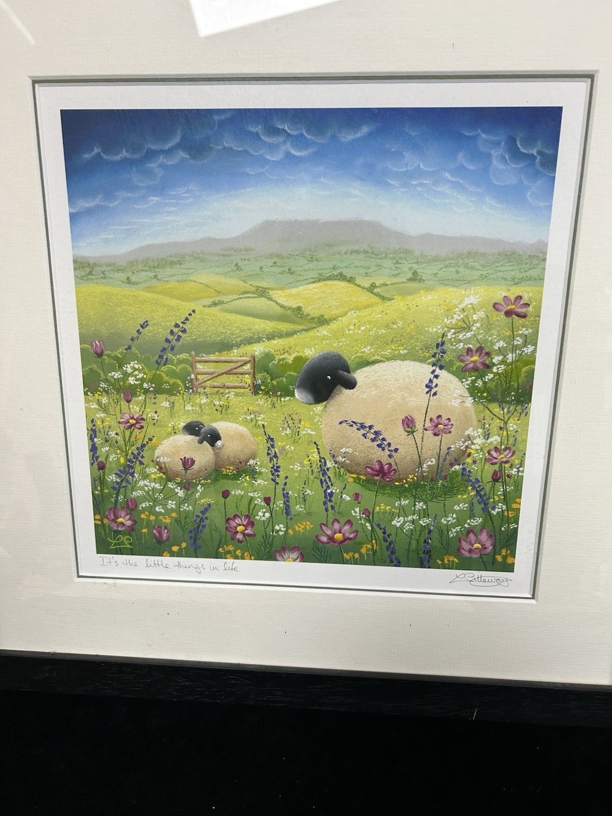 photo for sale Lucy Pittaway Framed 'It's The Little Things In Life' Signed Print