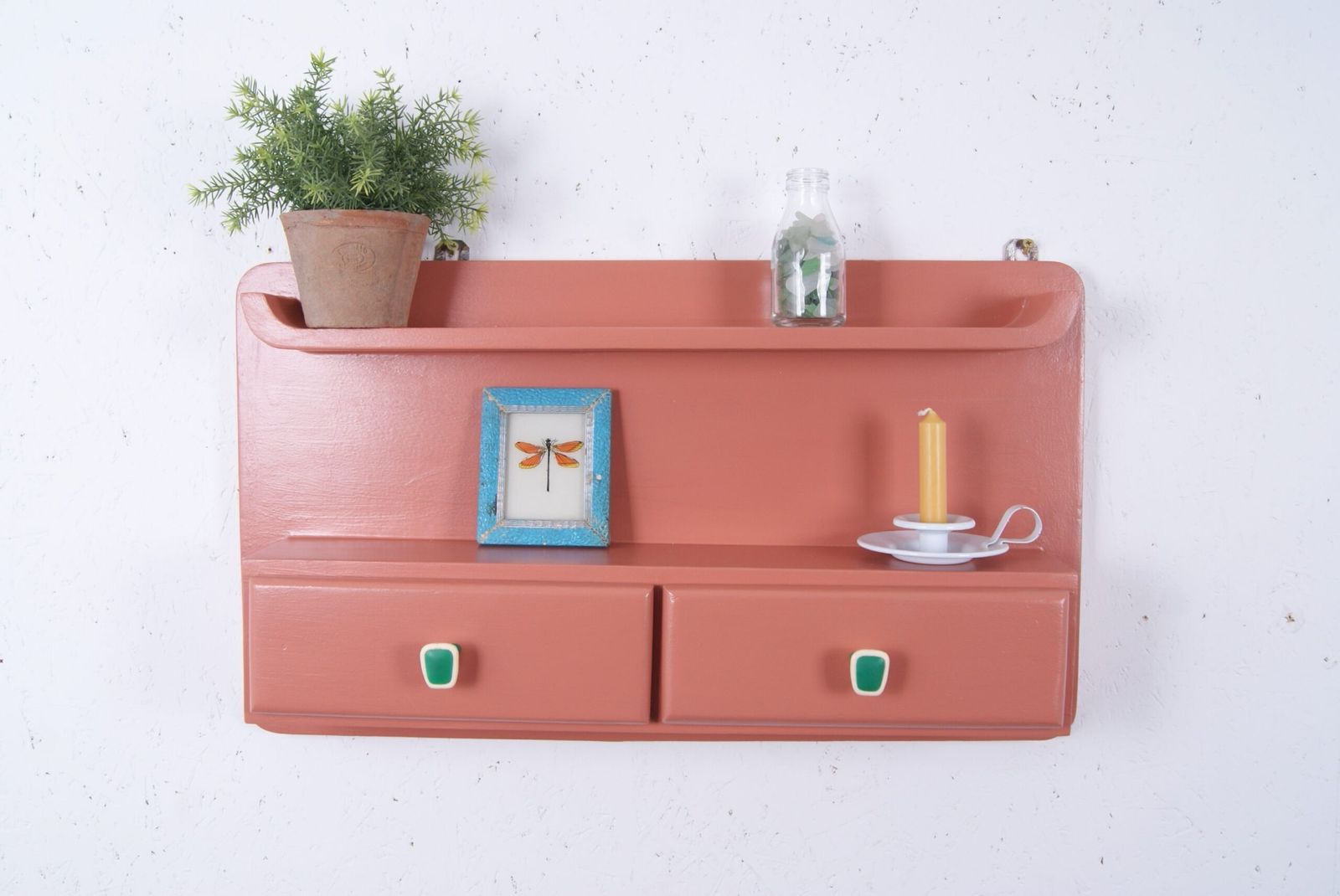Wooden Shelf With Drawers From Poland photo vinterior