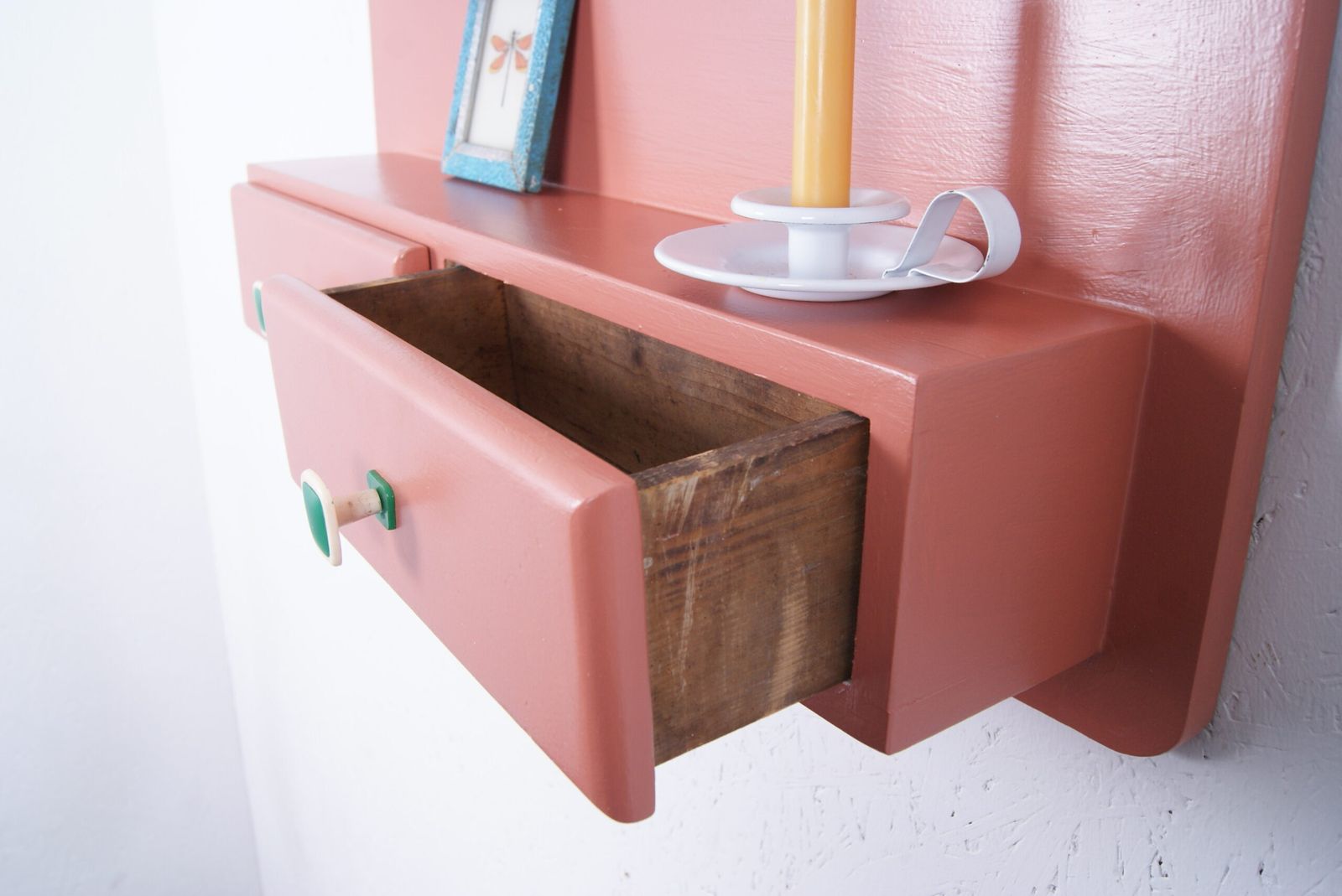 Wooden Shelf With Drawers From Poland photo buy