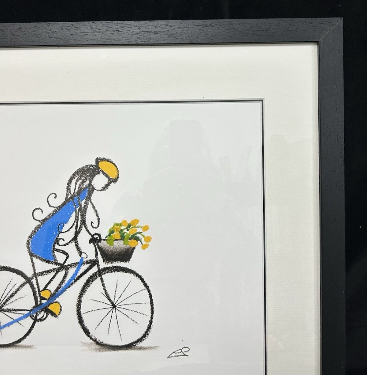 Lucy Pittaway Framed 'Come Along Sausage' Signed Print photo for sale