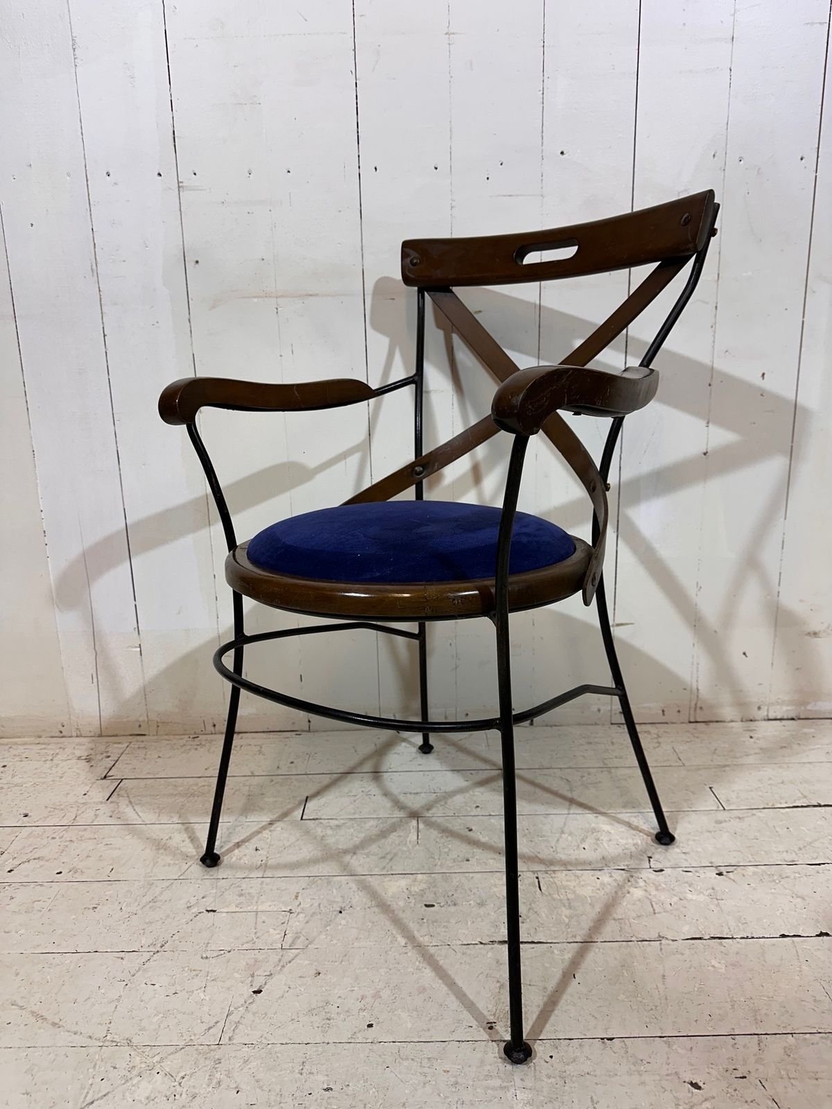 photo furniture Retro Cross Banded Bistro Chair By Andy Thornton