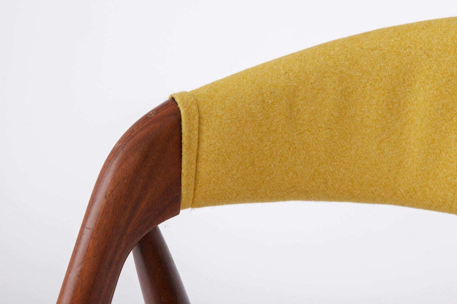 Kai Kristiansen Model 31 Chair, Schou Andersen 1960s, Danish Teak Dining Chair, Restored Upholstered, Mid Century Modern photo for sale