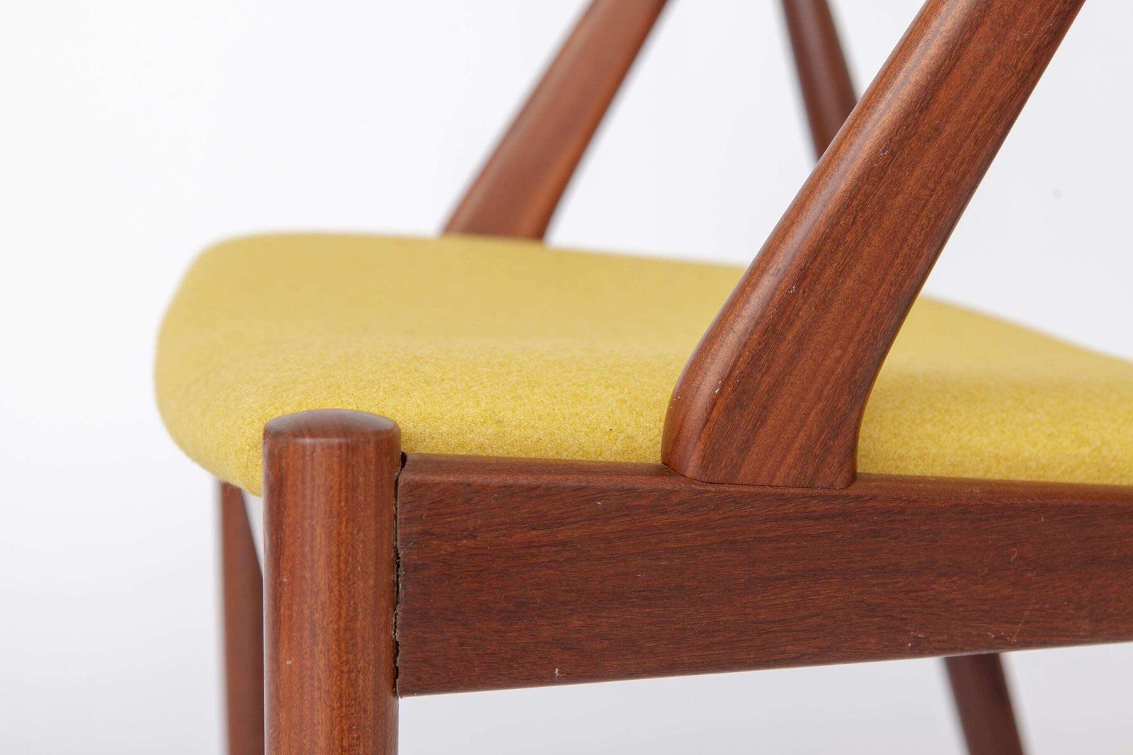 photo furniture Kai Kristiansen Model 31 Chair, Schou Andersen 1960s, Danish Teak Dining Chair, Restored Upholstered, Mid Century Modern