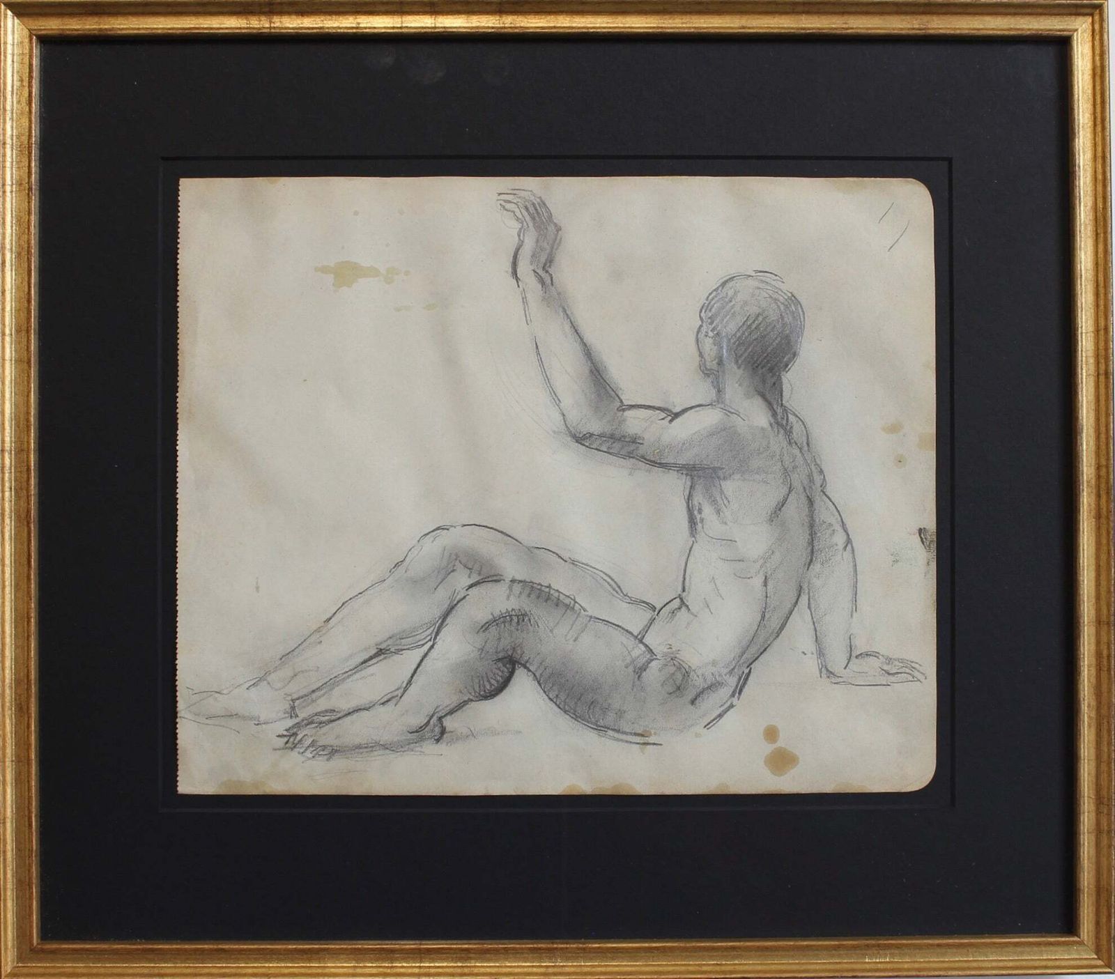 'Study Of Male Nude' By Guillaume Dulac (Circa 1920s)