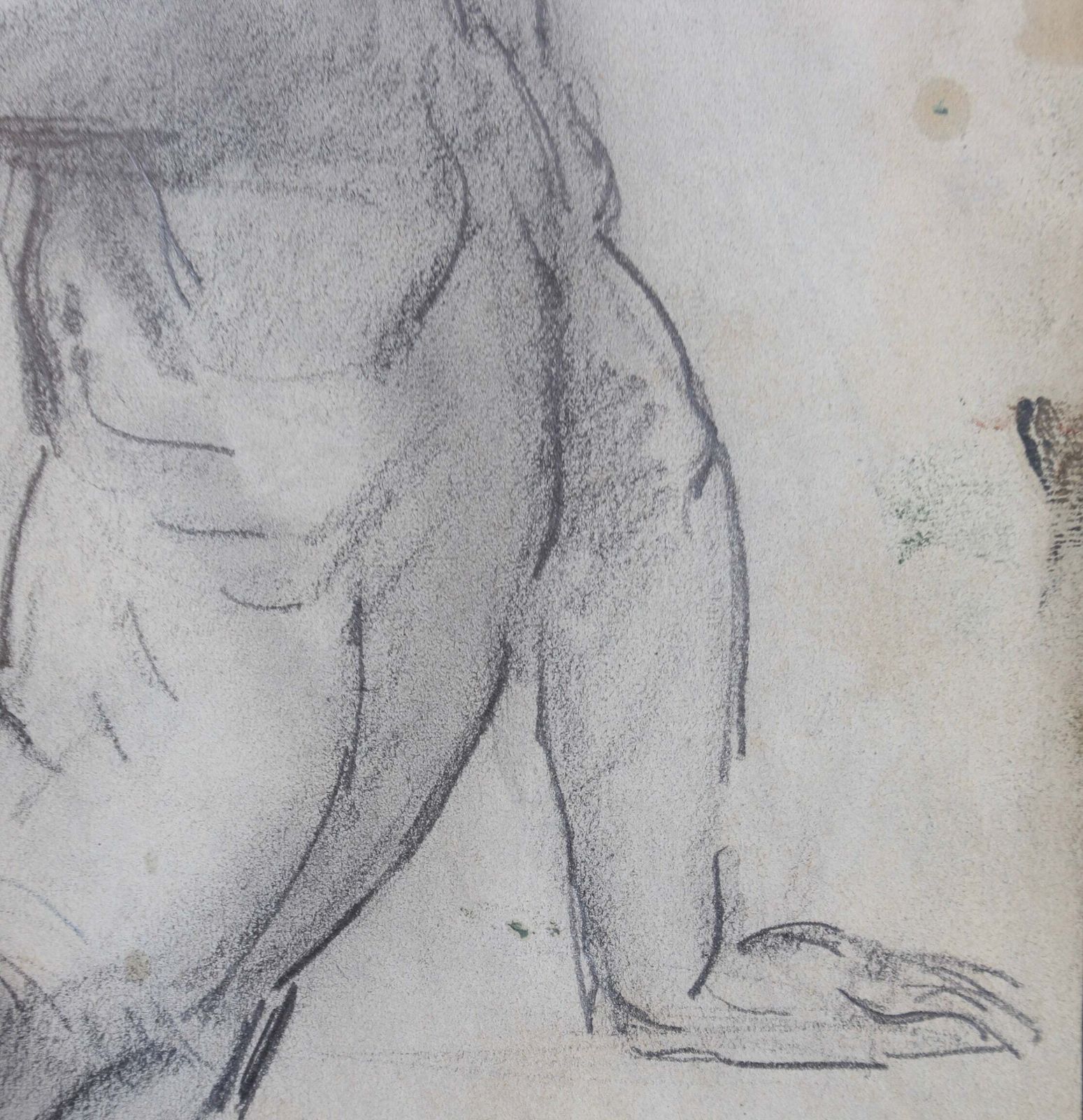photo vinterior 'Study Of Male Nude' By Guillaume Dulac (Circa 1920s)
