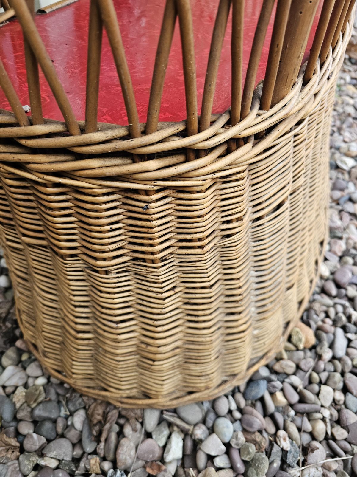 Vintage Italian Wicker Rattan Mid Century Bar photo vinterior