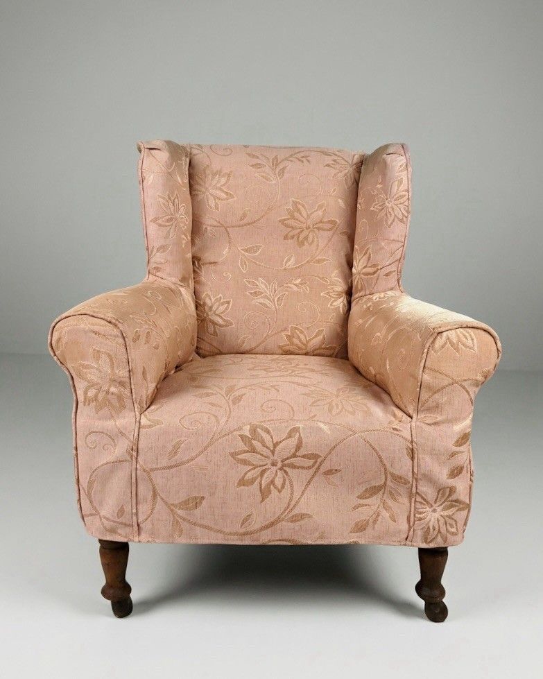 395.0 Antique Country House Walnut Armchair Wingback Victorian C1890s Superb Quality photo
