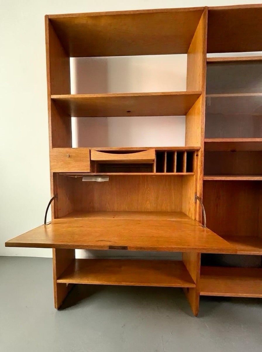 4295.0 Hans Wegner Ry 100 Oak Shelving System Bookcase Mid Century C1960s Very Rare photo