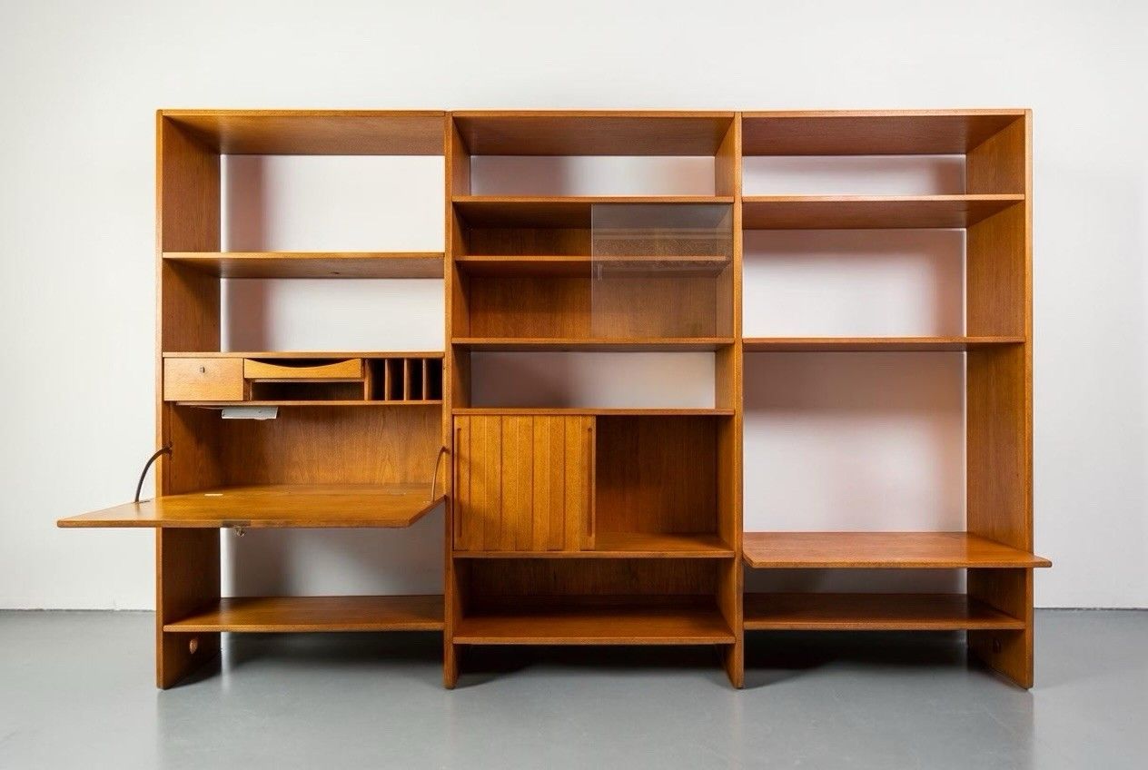 photo buy Hans Wegner Ry 100 Oak Shelving System Bookcase Mid Century C1960s Very Rare